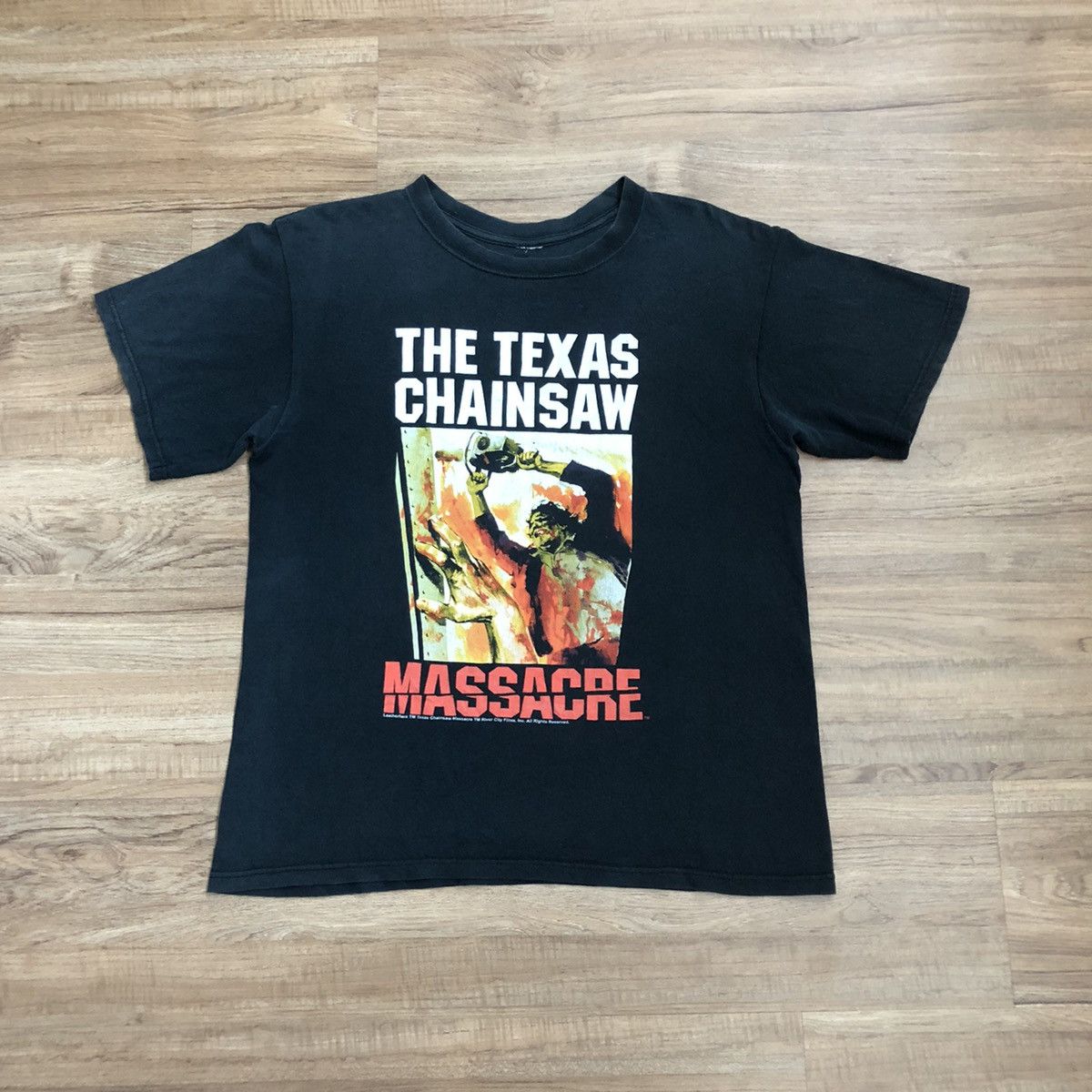 Vintage The Texas Chainsaw Massacre Leatherface Horror Movie Shirt Size US M / EU 48-50 / 2 - 2 Thumbnail
