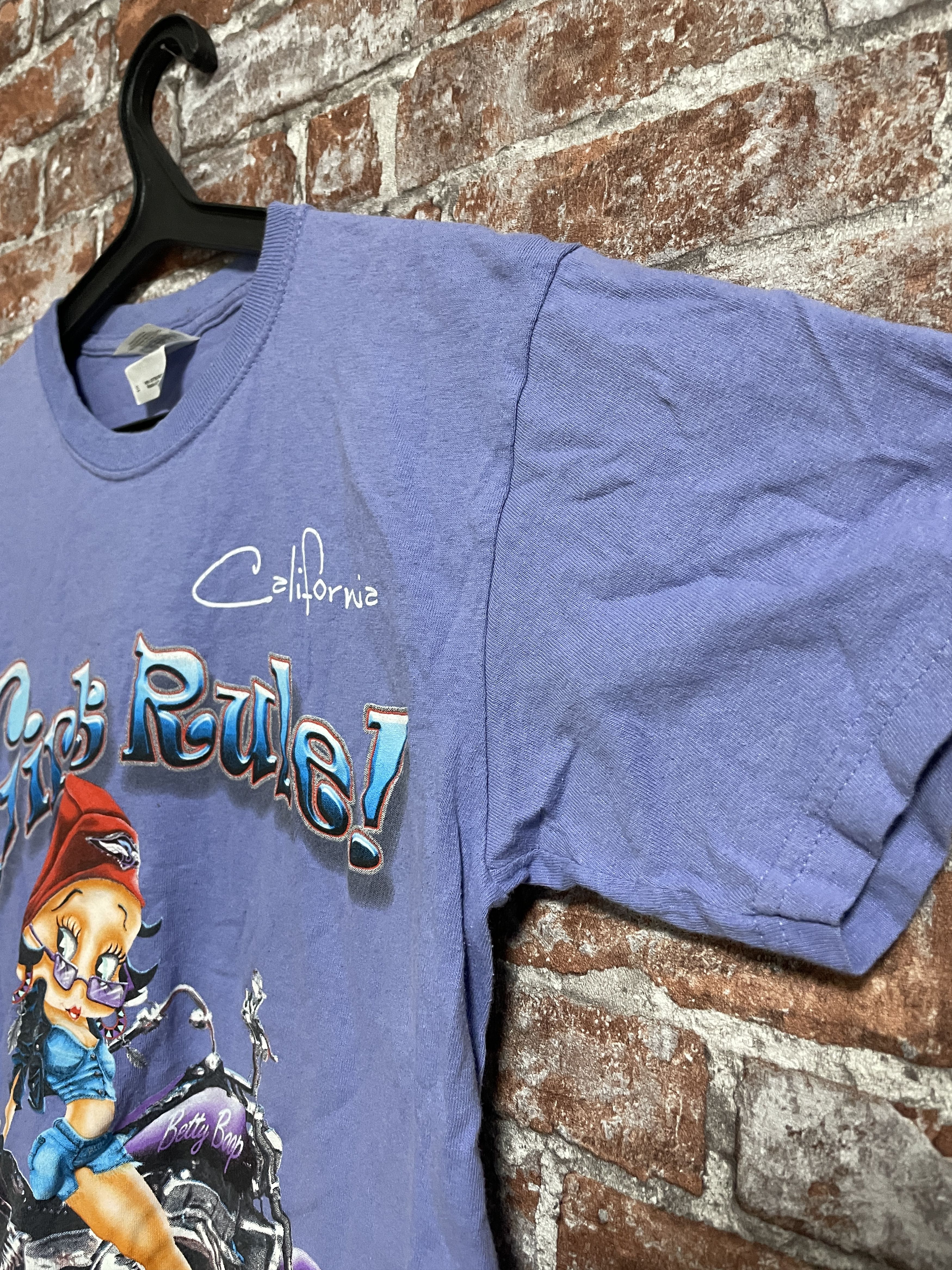 Cartoon Network Betty Boop 2001 Vintage Biker Cartoon Tee Size US S / EU 44-46 / 1 - 5 Thumbnail