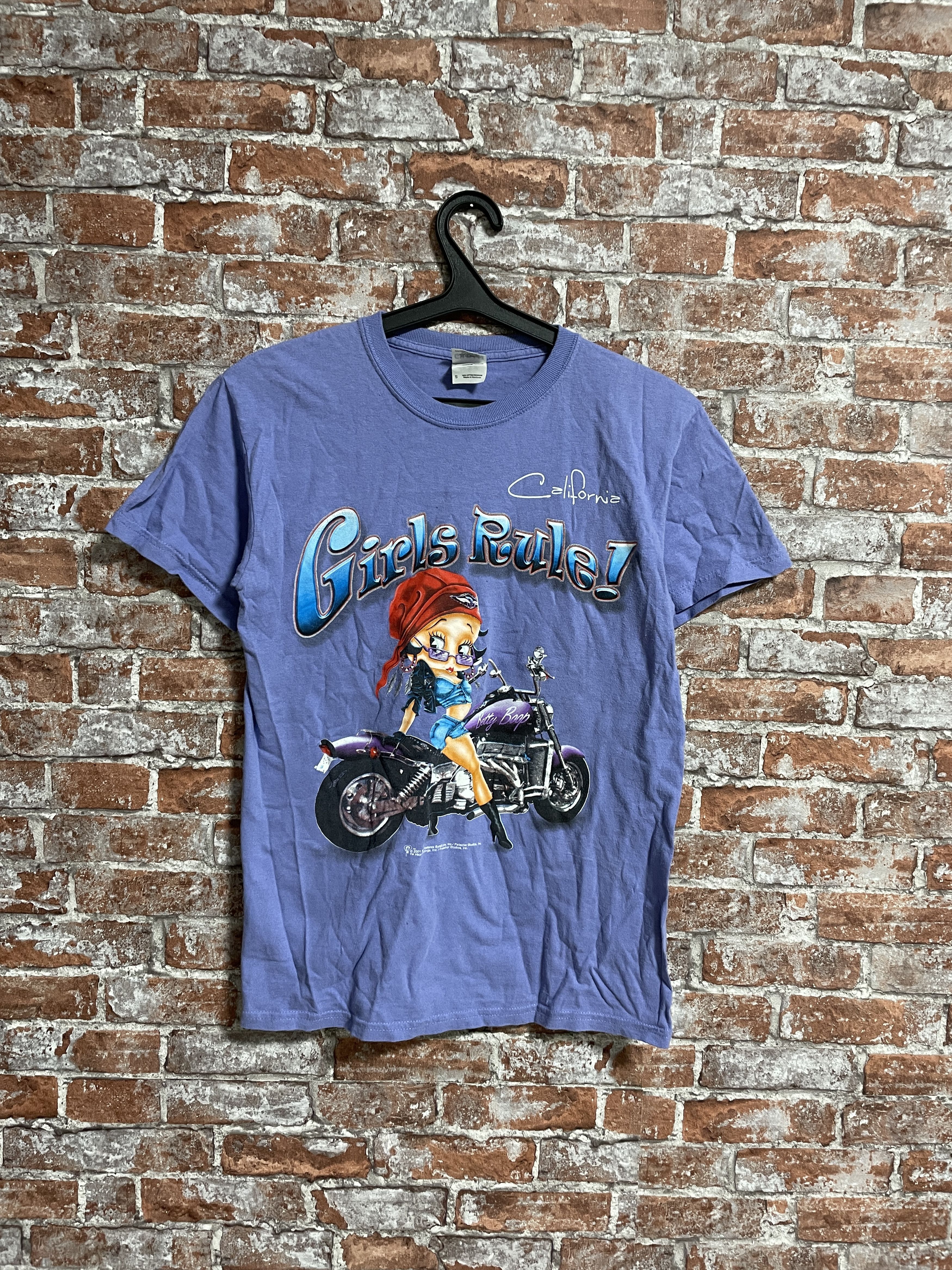 Cartoon Network Betty Boop 2001 Vintage Biker Cartoon Tee Size US S / EU 44-46 / 1 - 1 Thumbnail