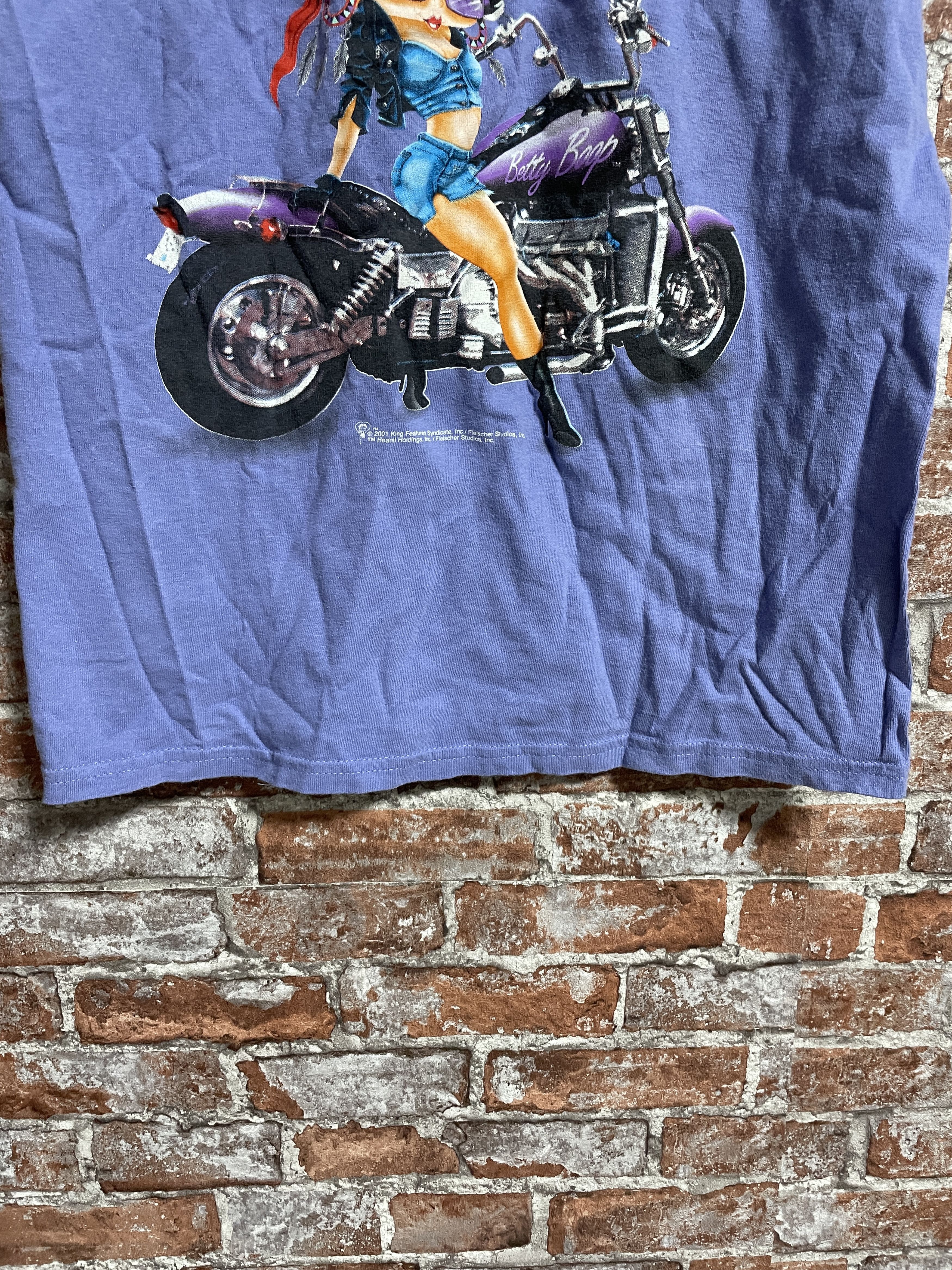 Cartoon Network Betty Boop 2001 Vintage Biker Cartoon Tee Size US S / EU 44-46 / 1 - 8 Thumbnail