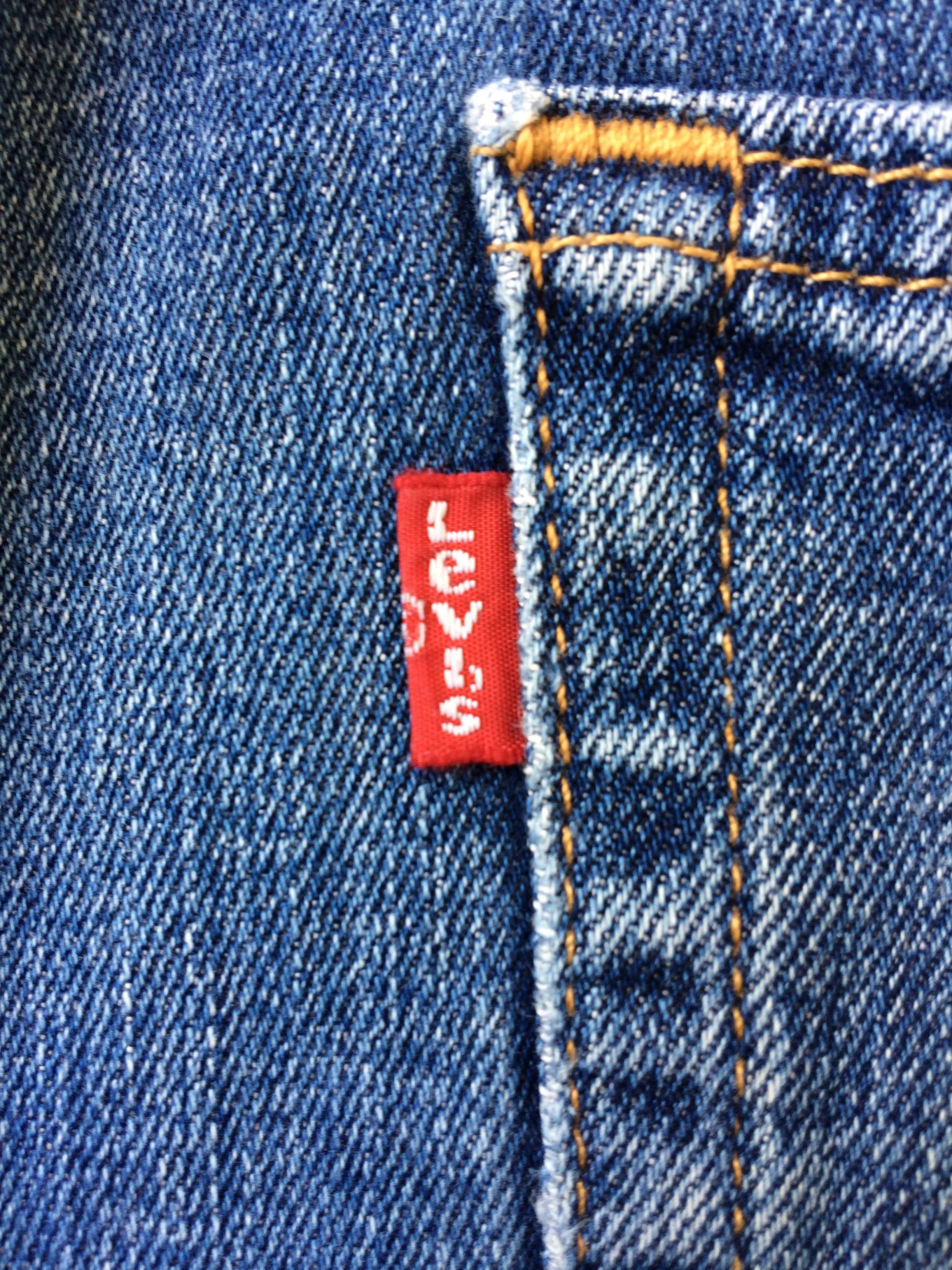 Levi's Vintage Distressed Levis 505 Stretch Jeans #B-389 Size US 35 - 8 Thumbnail