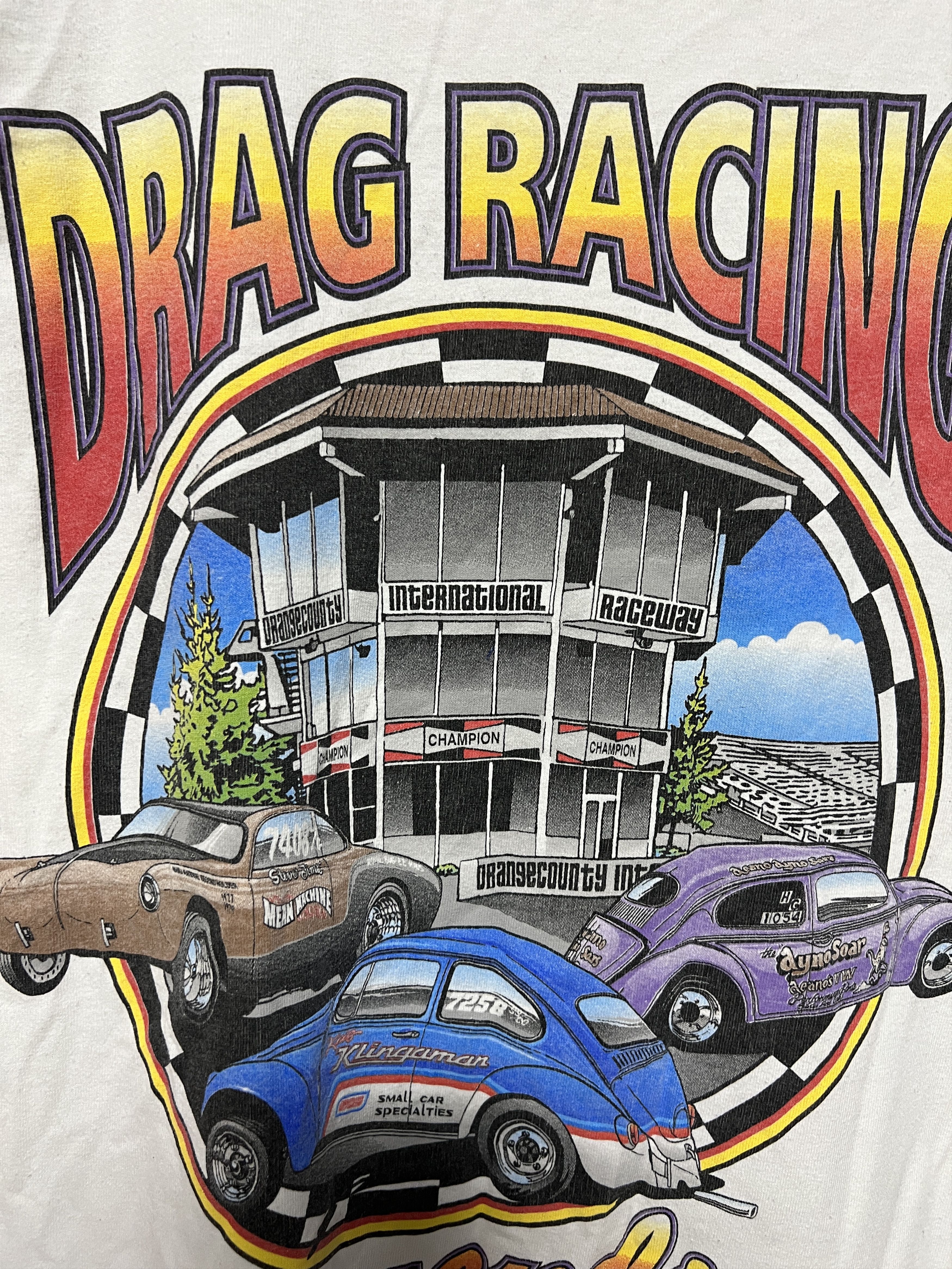 NASCAR Vintage 2000s Drag Racing Legends NHRA Racing T-shirt Size US L / EU 52-54 / 3 - 14 Thumbnail