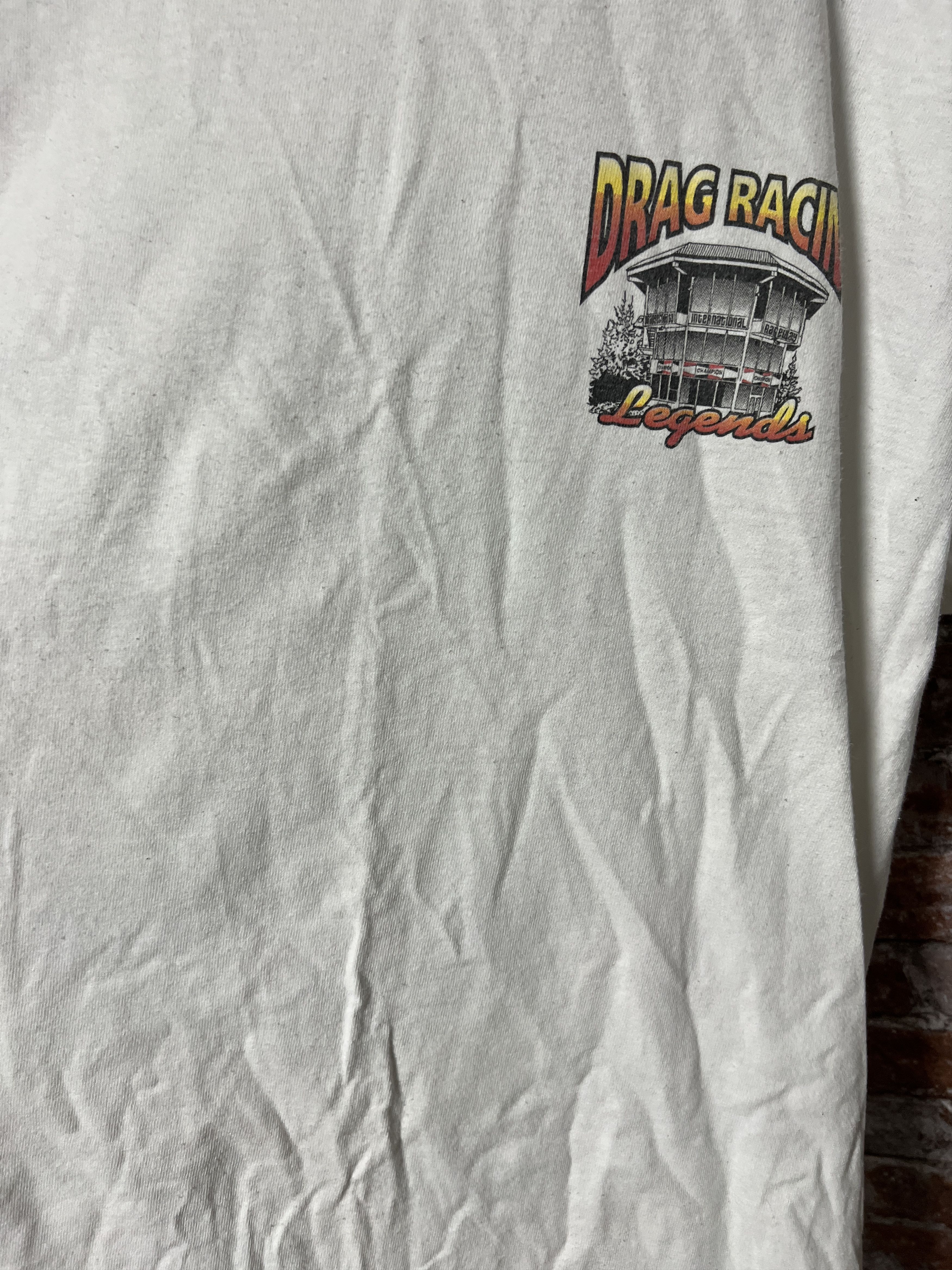 NASCAR Vintage 2000s Drag Racing Legends NHRA Racing T-shirt Size US L / EU 52-54 / 3 - 12 Thumbnail