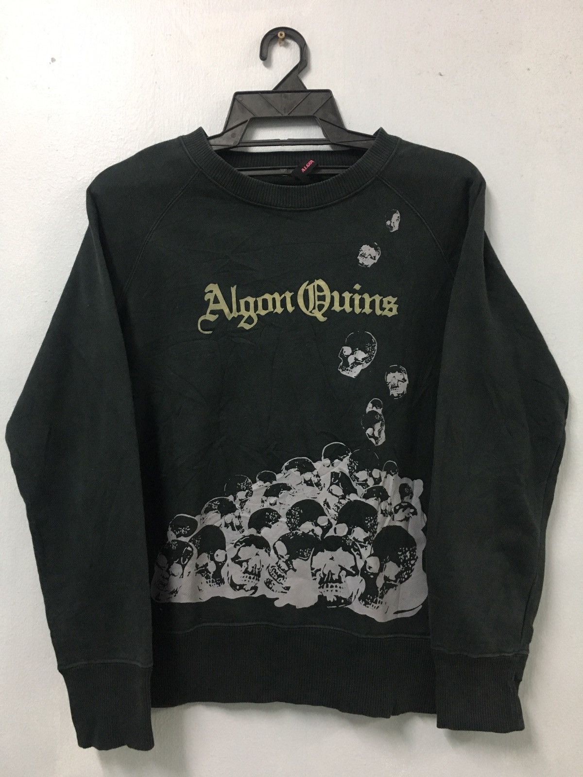 Designer × Japanese Brand × Seditionaries AlgonQuins sweatshirt skull theme Size US S / EU 44-46 / 1 - 1 Thumbnail