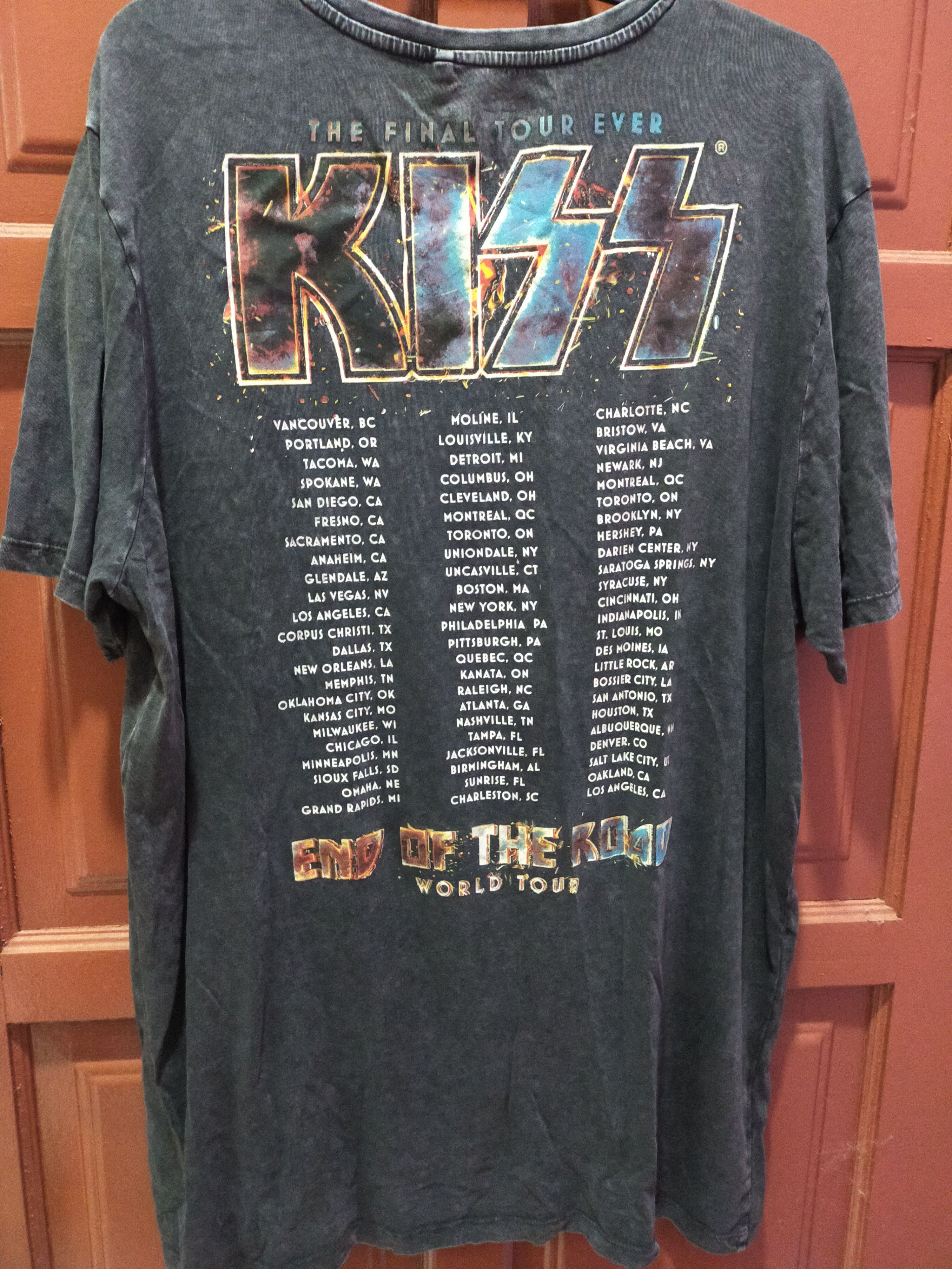 Band Tees Distressed Kiss Band tee Size US XXL / EU 58 / 5 - 2 Thumbnail
