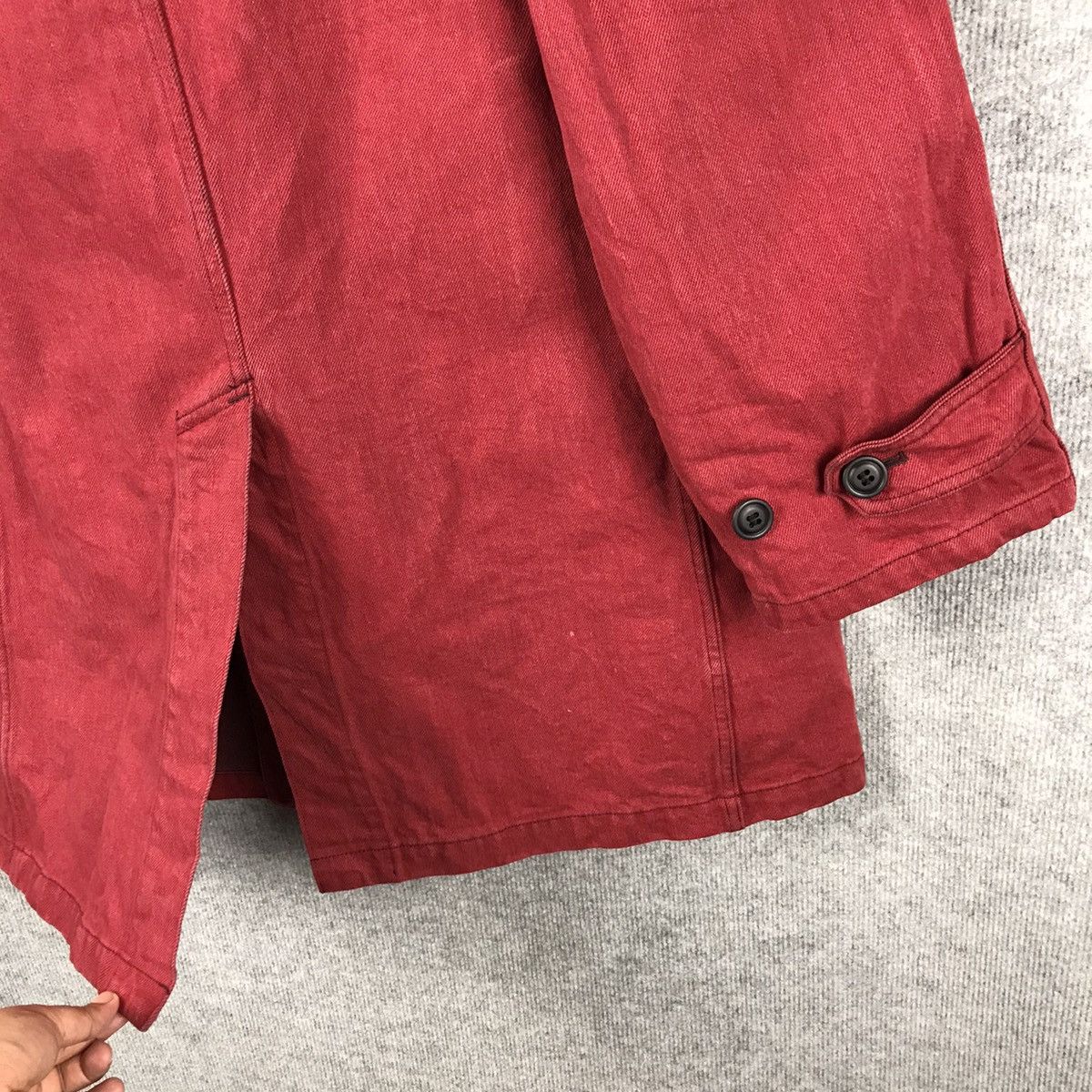 Y's × Yohji Yamamoto YOHJI YAMAMOTO DOUBLE BREAST COTTAN COAT JACKET RARE COLOUR Size US M / EU 48-50 / 2 - 9 Thumbnail