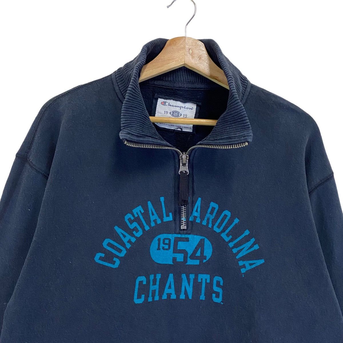 Champion × Sports Specialties Vintage Champion Halfzip Croptop Sweatshirt Crewneck Size M Size M / US 6-8 / IT 42-44 - 4 Thumbnail