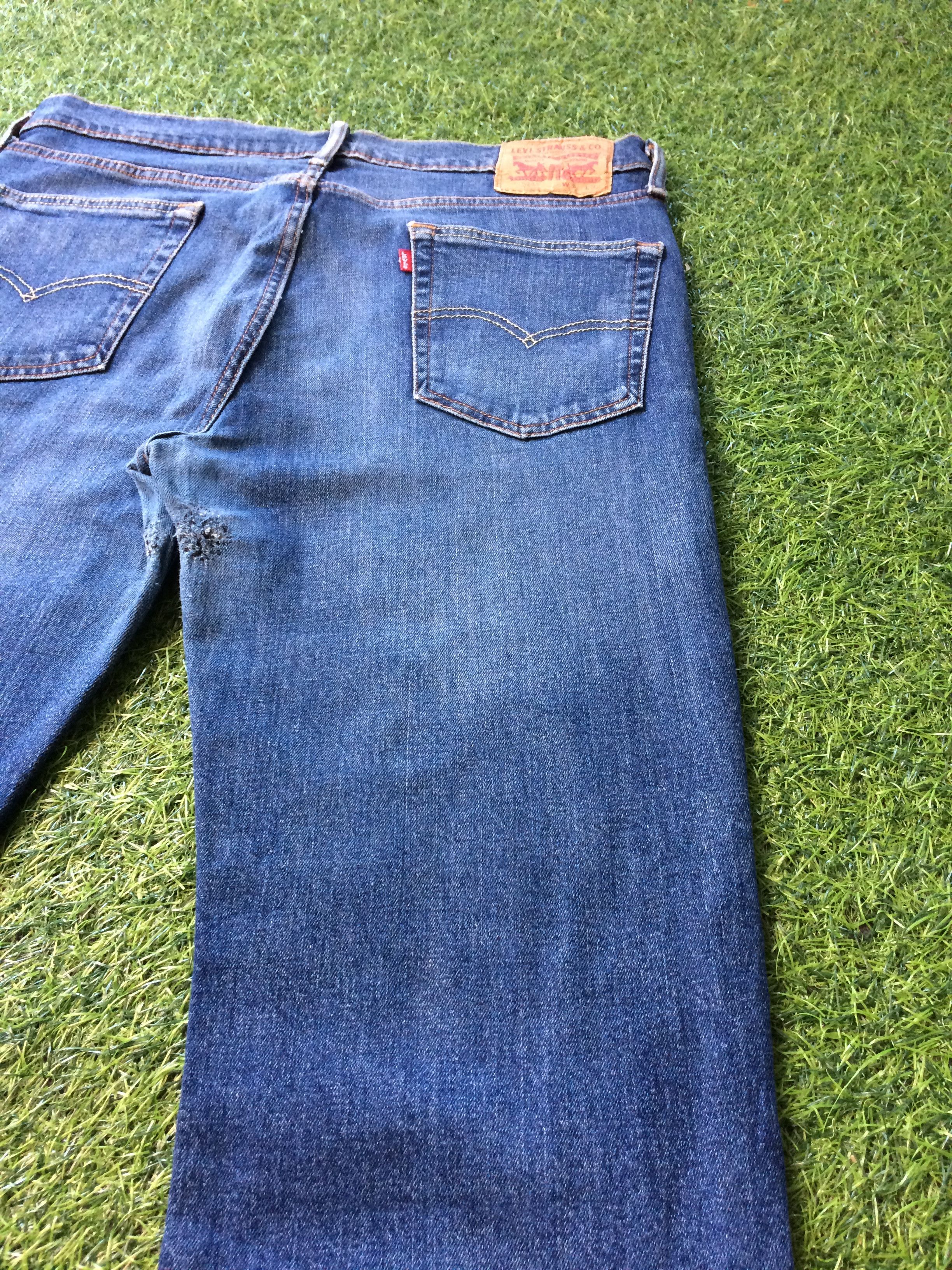 Levi's Distressed Levis 514 Jeans #B-695 Size US 35 - 7 Thumbnail