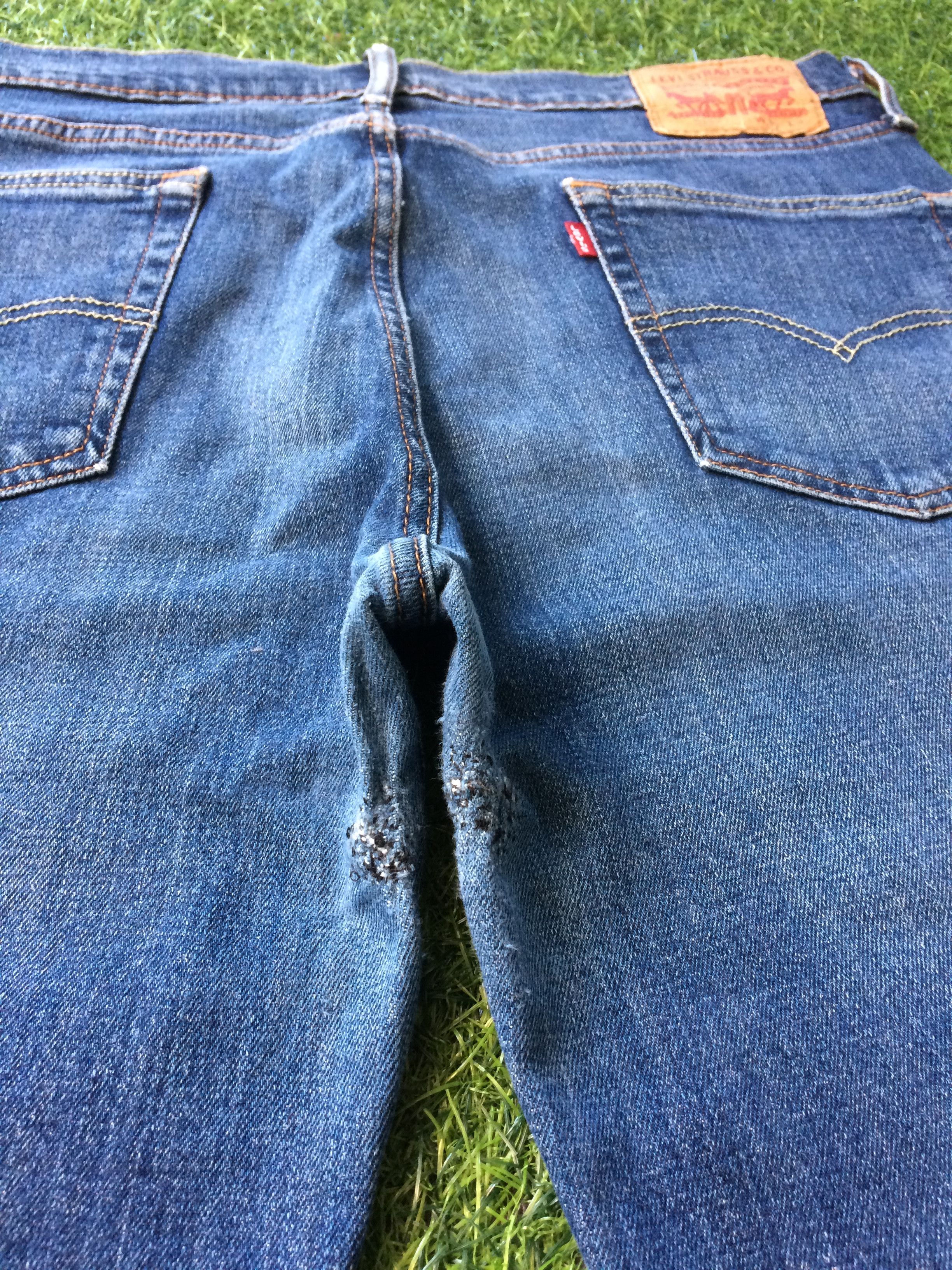Levi's Distressed Levis 514 Jeans #B-695 Size US 35 - 8 Thumbnail