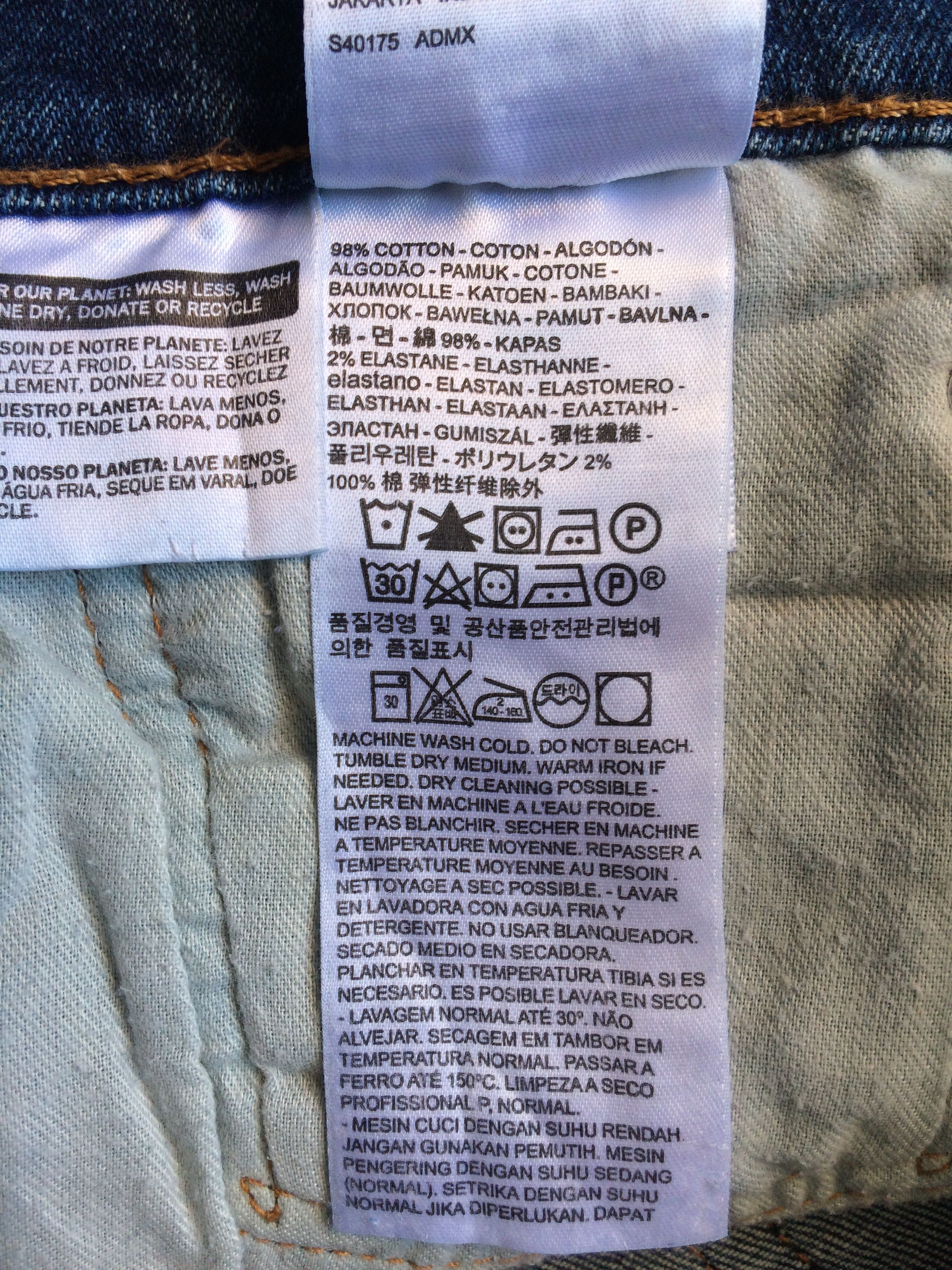 Levi's Distressed Levis 514 Jeans #B-695 Size US 35 - 12 Thumbnail