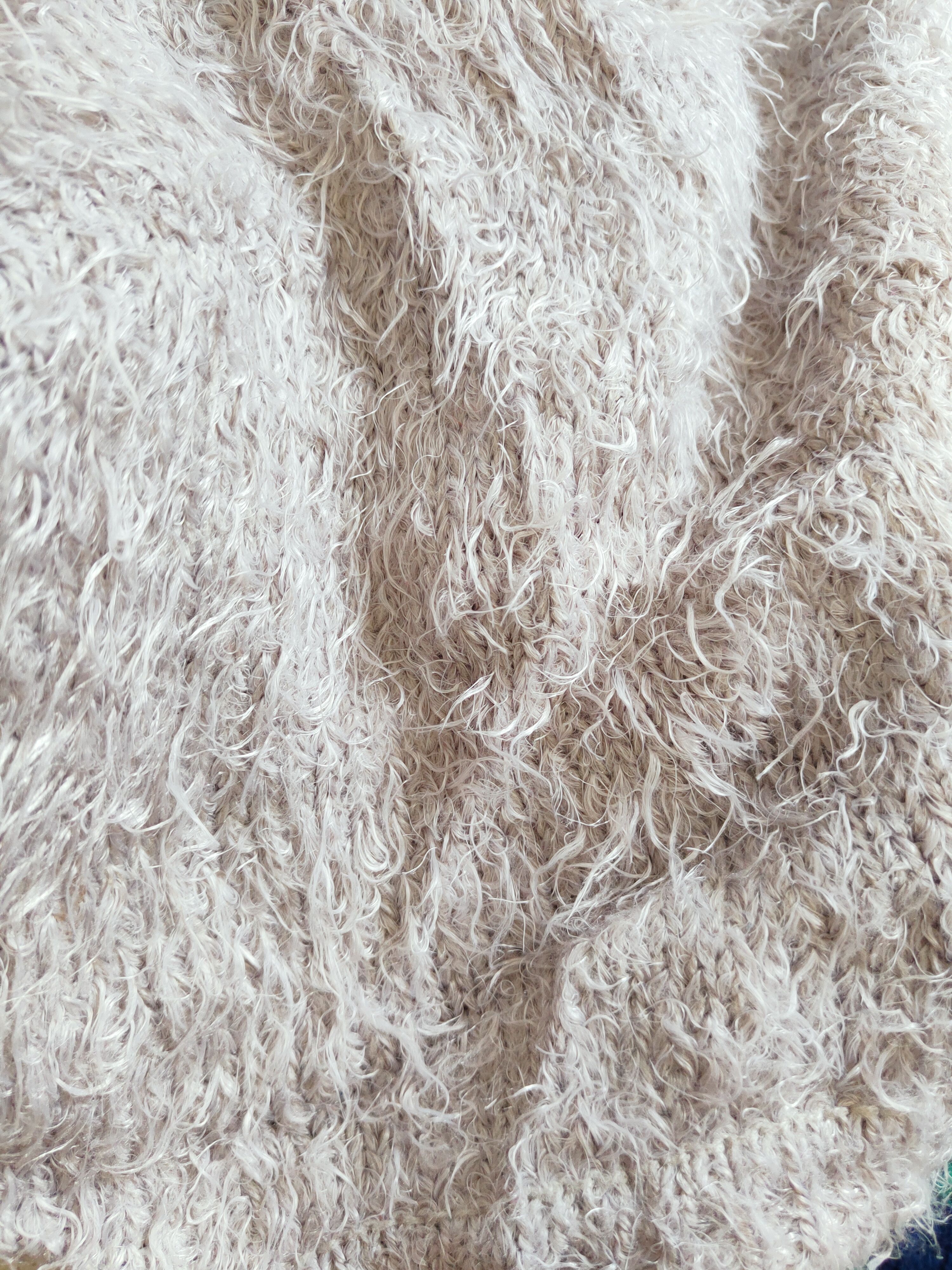 Vintage Archives Gray Shag Shaggy Fur Mohair Knitwear #S257 Size US S / EU 44-46 / 1 - 8 Thumbnail