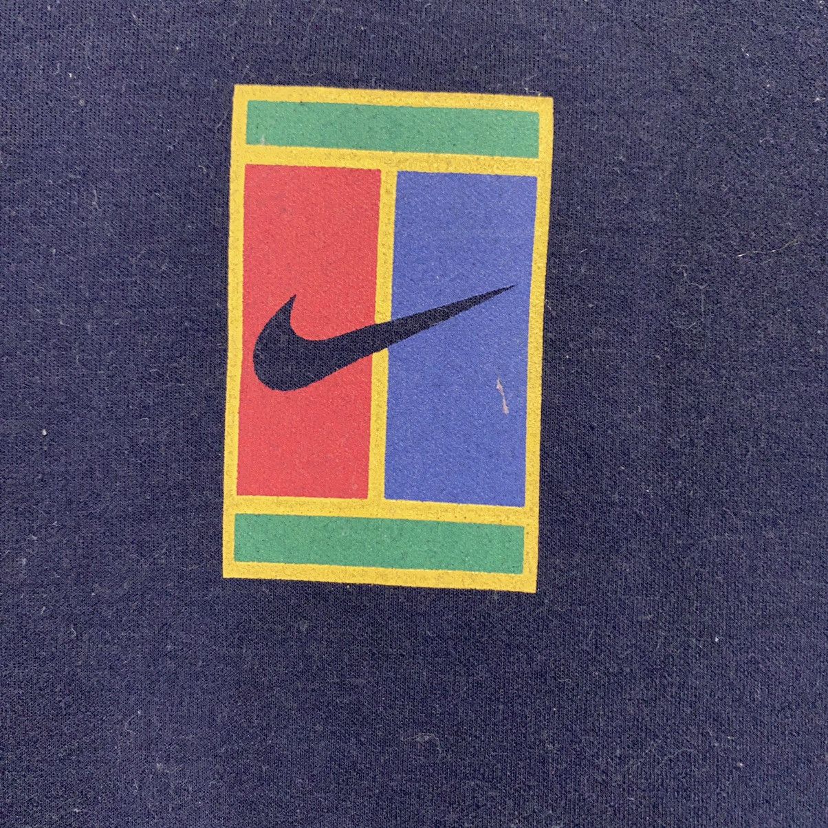 Nike × Vintage Vintage 90s Nike Court Crewneck Sweatshirt Size S Size US S / EU 44-46 / 1 - 5 Thumbnail