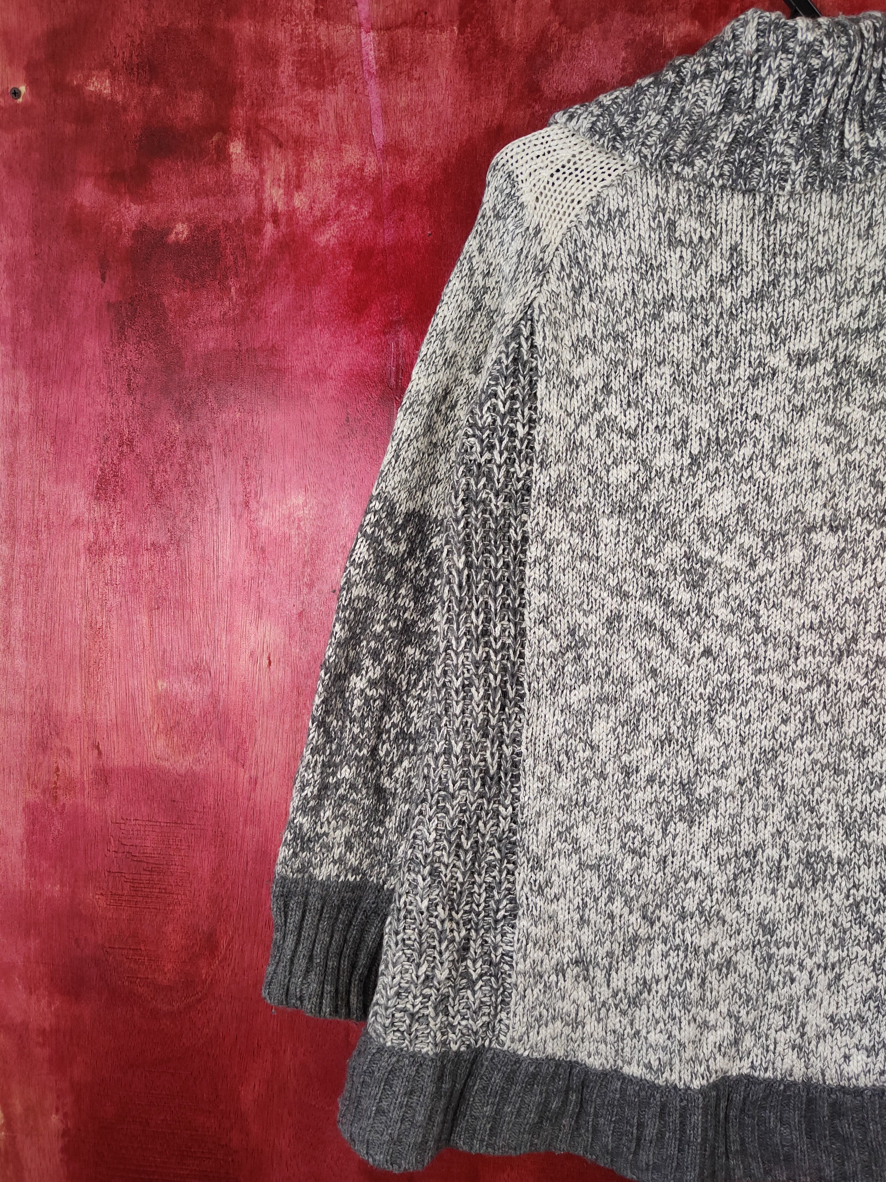 Ne-Net Né-net Gray Knitwear cardign art japan #5171 Size US M / EU 48-50 / 2 - 8 Thumbnail
