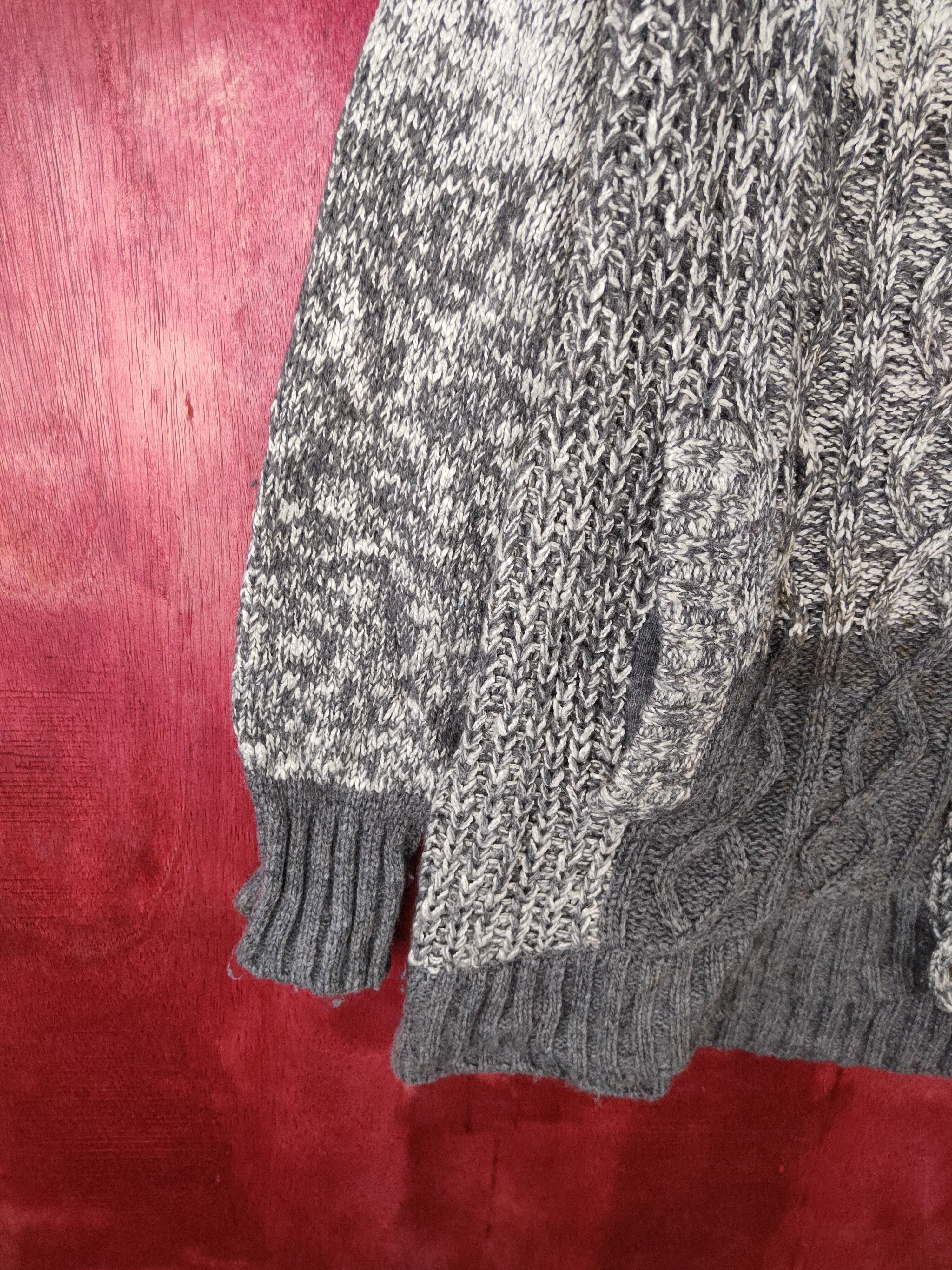 Ne-Net Né-net Gray Knitwear cardign art japan #5171 Size US M / EU 48-50 / 2 - 3 Thumbnail