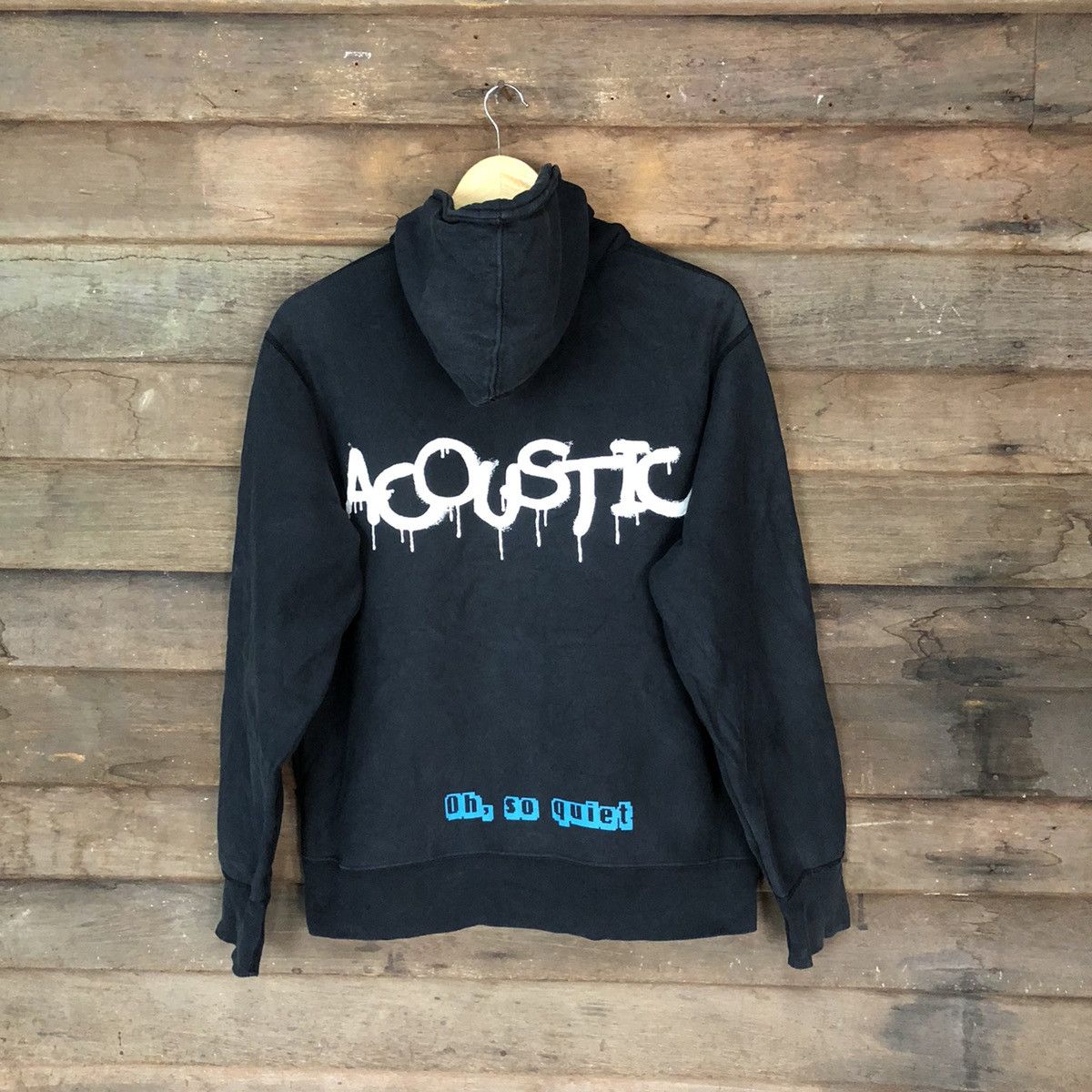 Japanese Brand Acoustic japan sweater Dark blue Hoodie #4767 Size US M / EU 48-50 / 2 - 12 Thumbnail