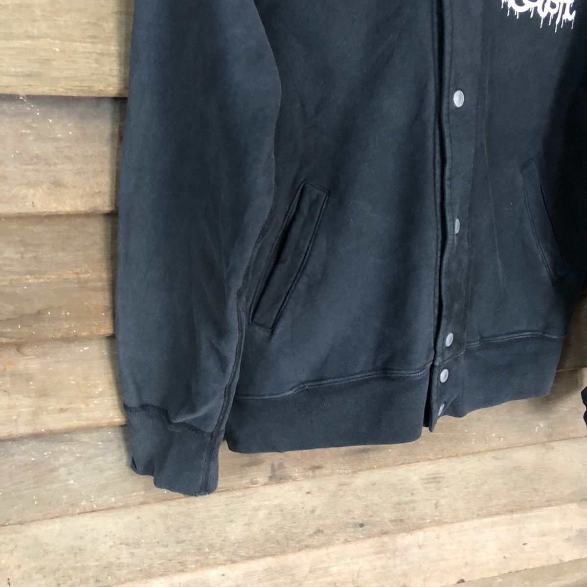 Japanese Brand Acoustic japan sweater Dark blue Hoodie #4767 Size US M / EU 48-50 / 2 - 6 Thumbnail