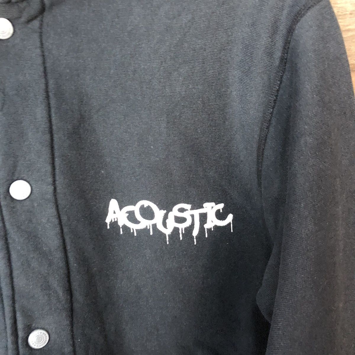 Japanese Brand Acoustic japan sweater Dark blue Hoodie #4767 Size US M / EU 48-50 / 2 - 8 Thumbnail