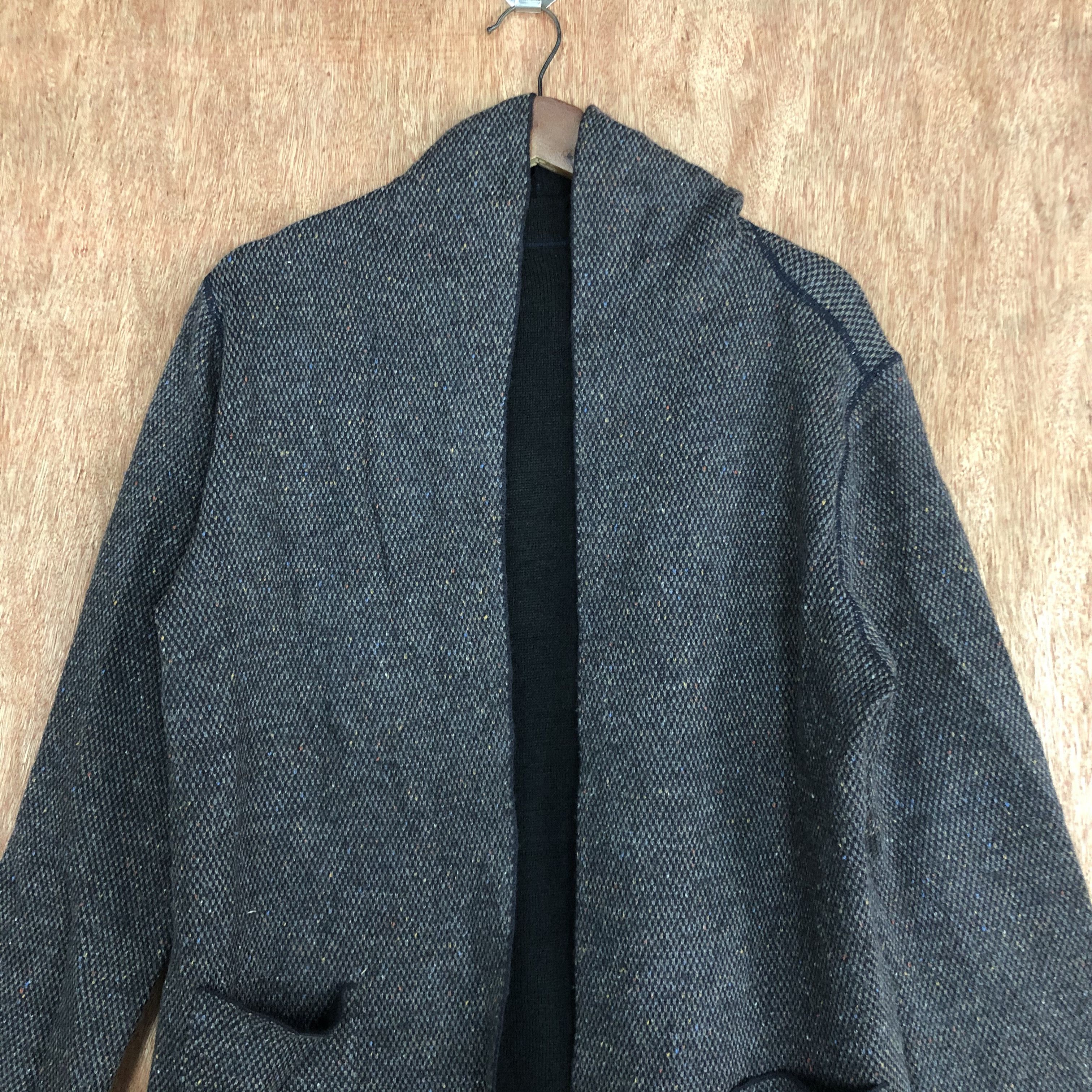 Japanese Brand DLL Japan Brand Black knitwear Cardigan #c533 Size US L / EU 52-54 / 3 - 2 Thumbnail