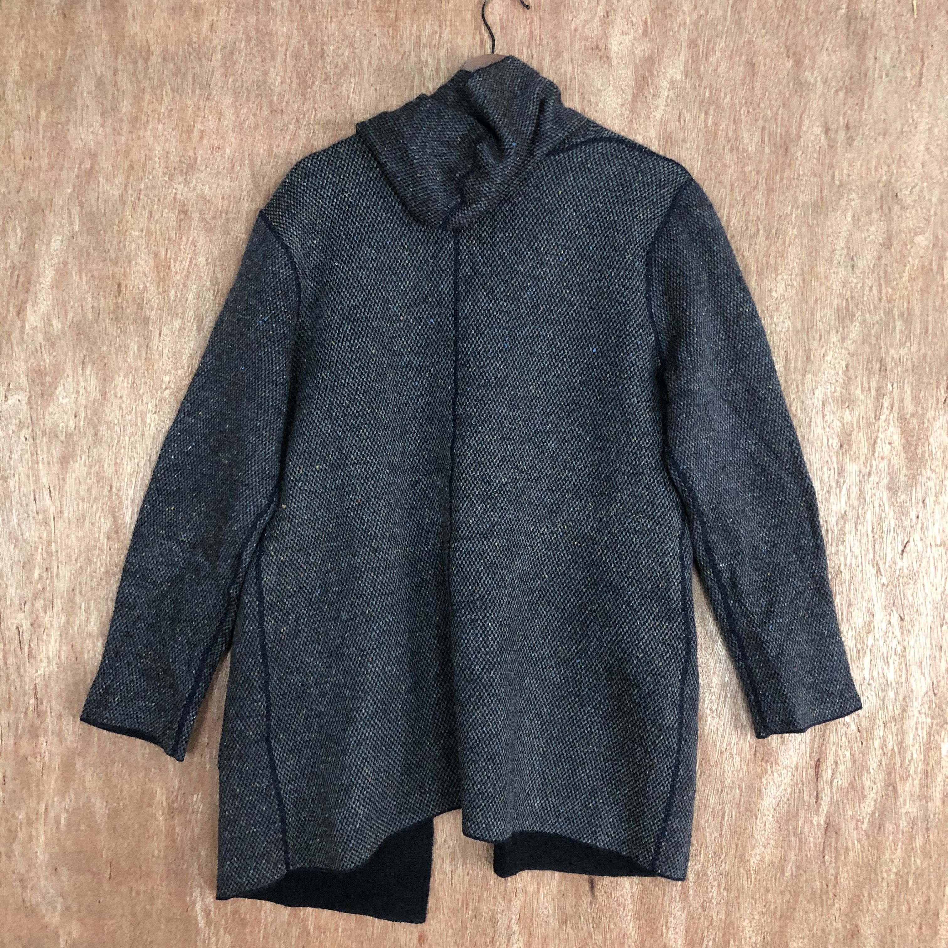 Japanese Brand DLL Japan Brand Black knitwear Cardigan #c533 Size US L / EU 52-54 / 3 - 8 Thumbnail