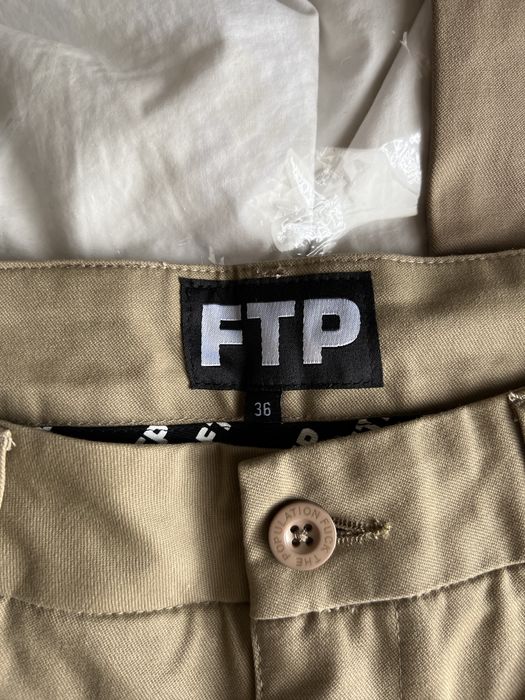 Fuck The Population FTP Bear Chino Pants in Khaki | Grailed