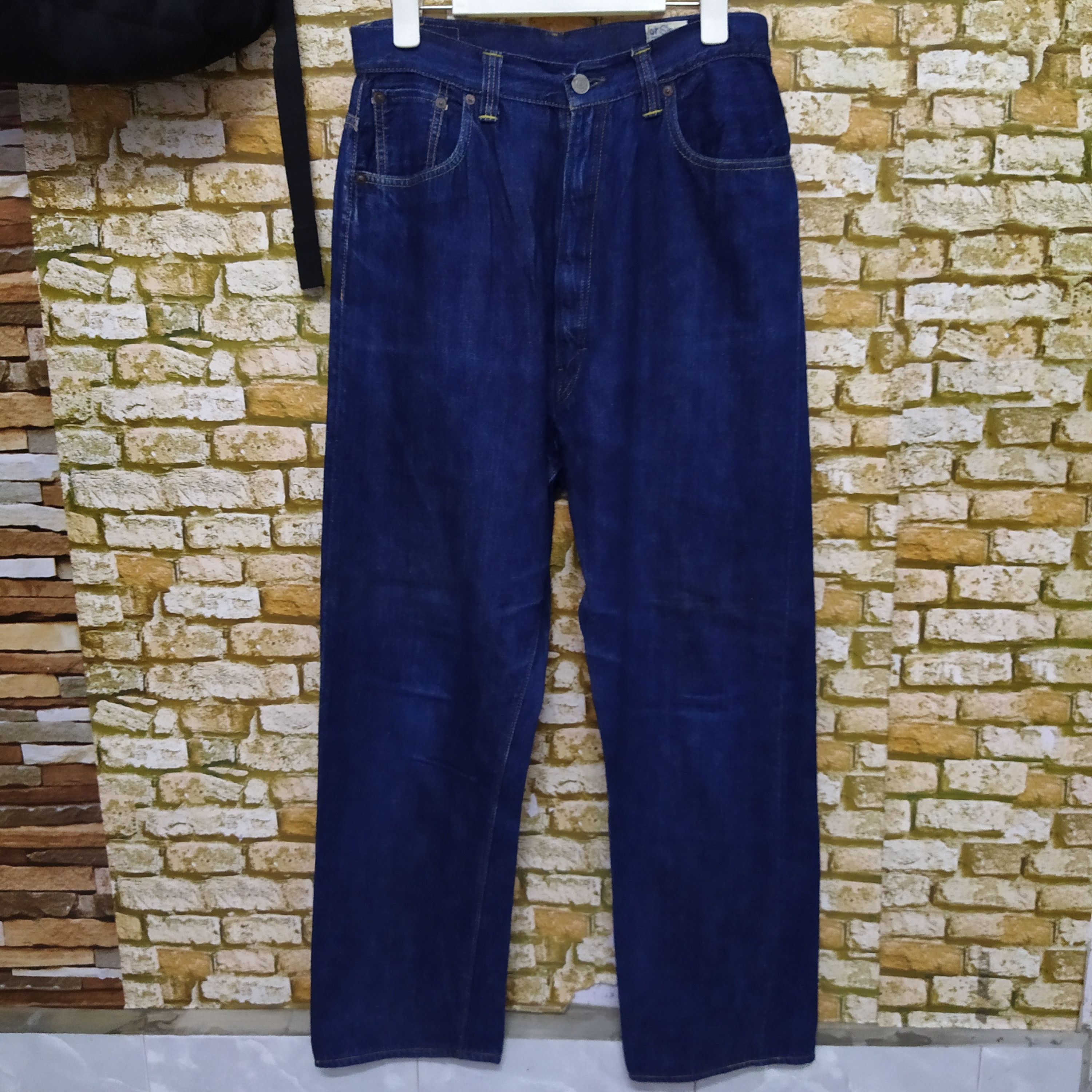 Beams Plus × Orslow ORSLOW x BEAMS 701ZBB DENIM SELVEDGE JAPAN (D466) Size US 28 / EU 44 - 4 Thumbnail
