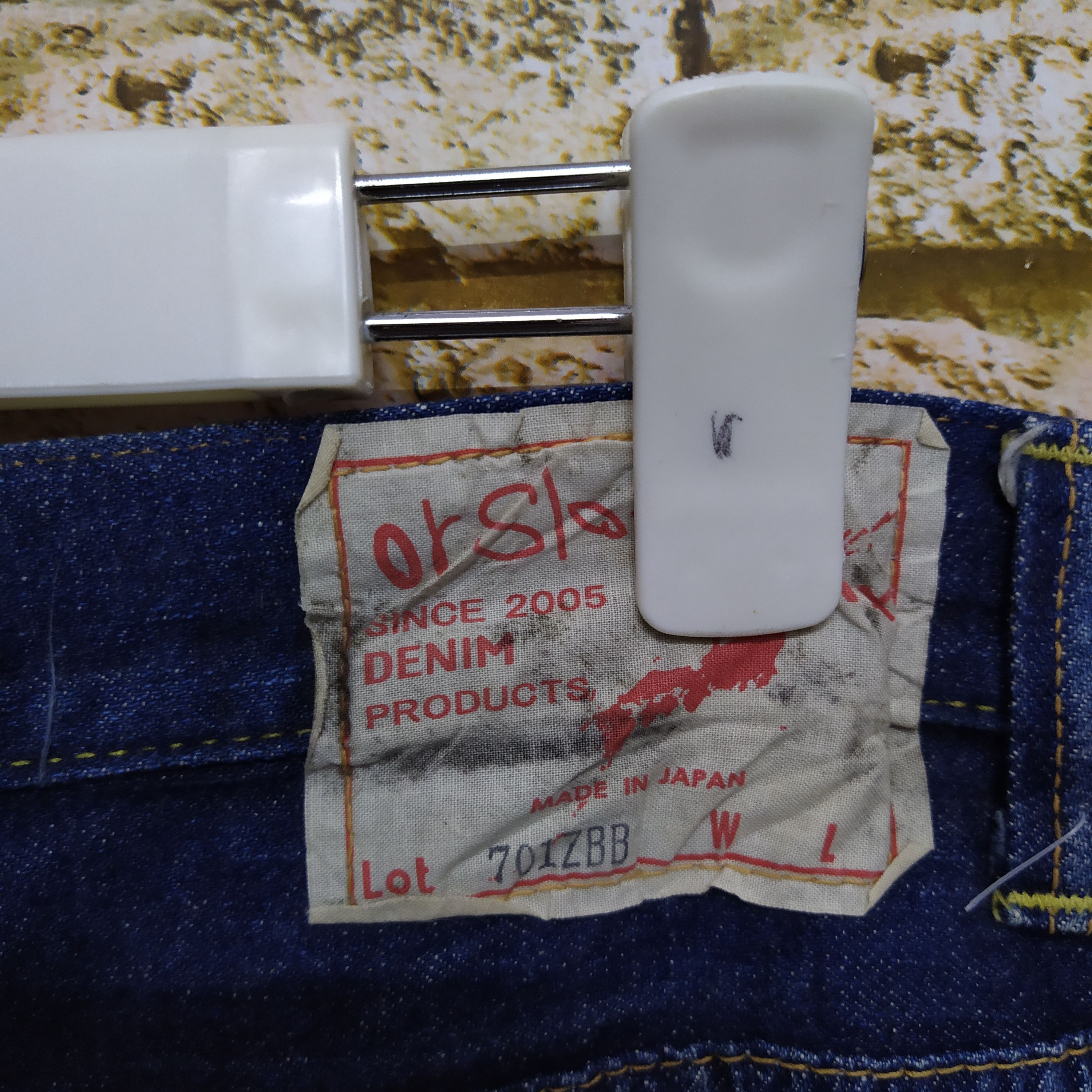 Beams Plus × Orslow ORSLOW x BEAMS 701ZBB DENIM SELVEDGE JAPAN (D466) Size US 28 / EU 44 - 3 Thumbnail