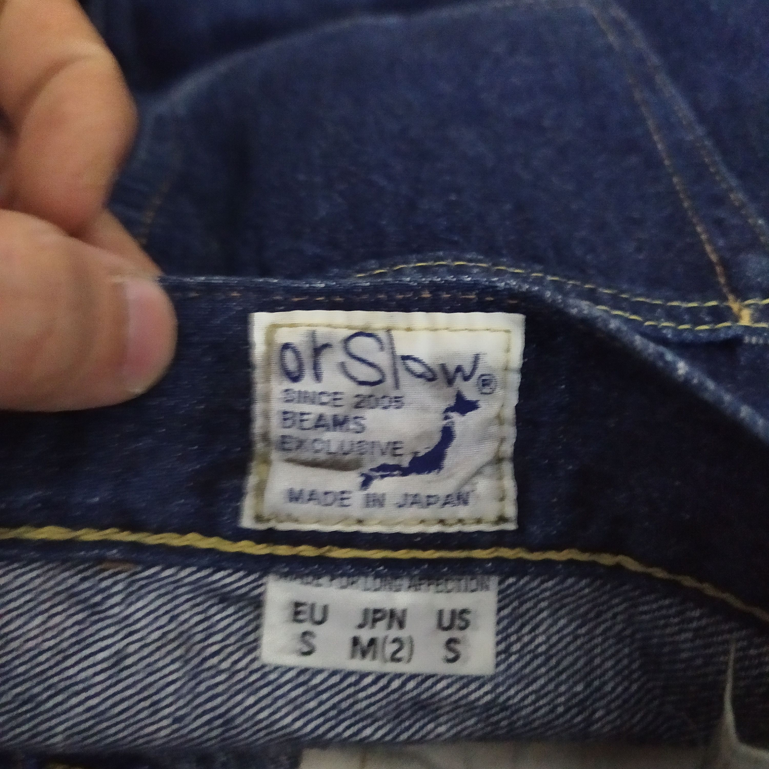 Beams Plus × Orslow ORSLOW x BEAMS 701ZBB DENIM SELVEDGE JAPAN (D466) Size US 28 / EU 44 - 6 Thumbnail