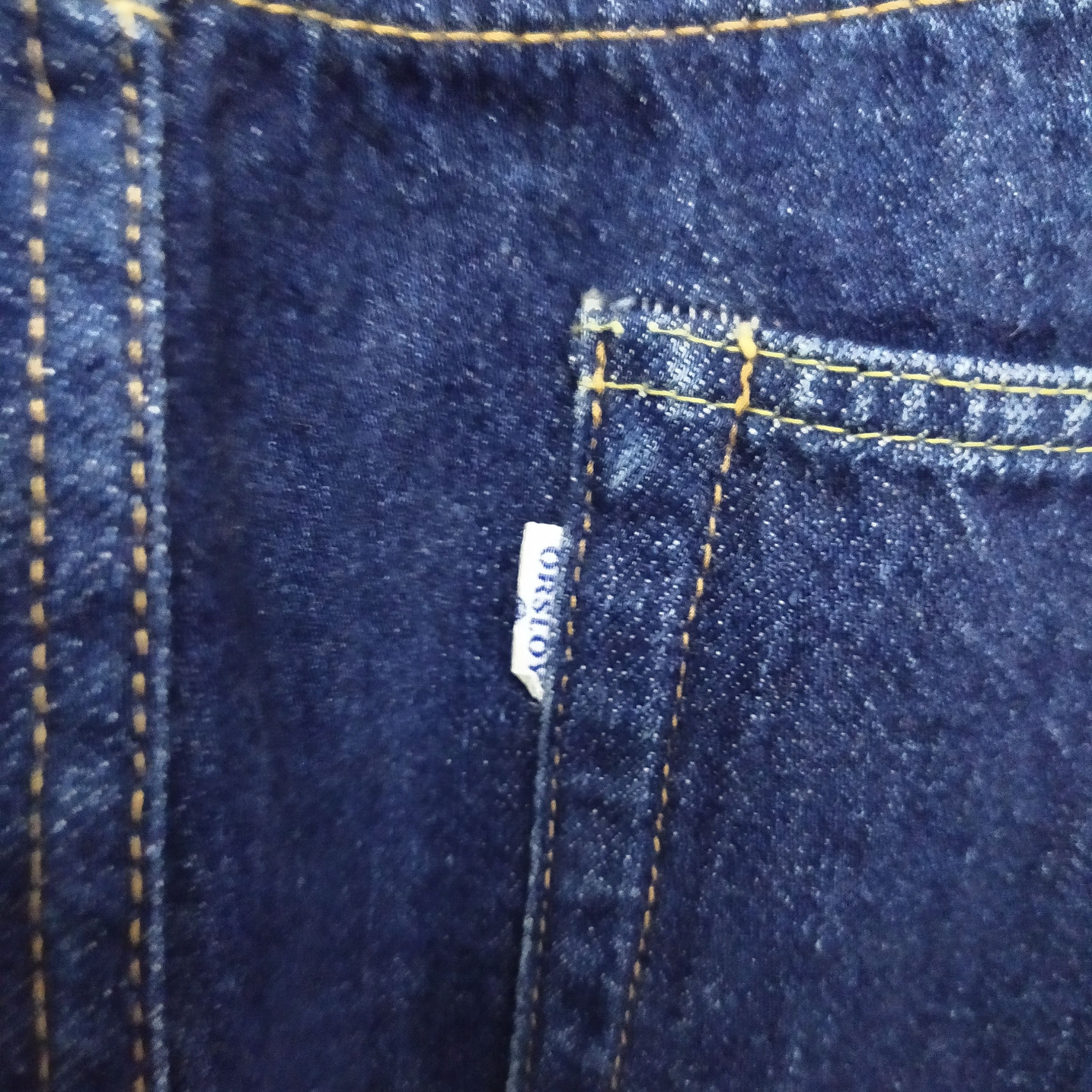 Beams Plus × Orslow ORSLOW x BEAMS 701ZBB DENIM SELVEDGE JAPAN (D466) Size US 28 / EU 44 - 2 Thumbnail