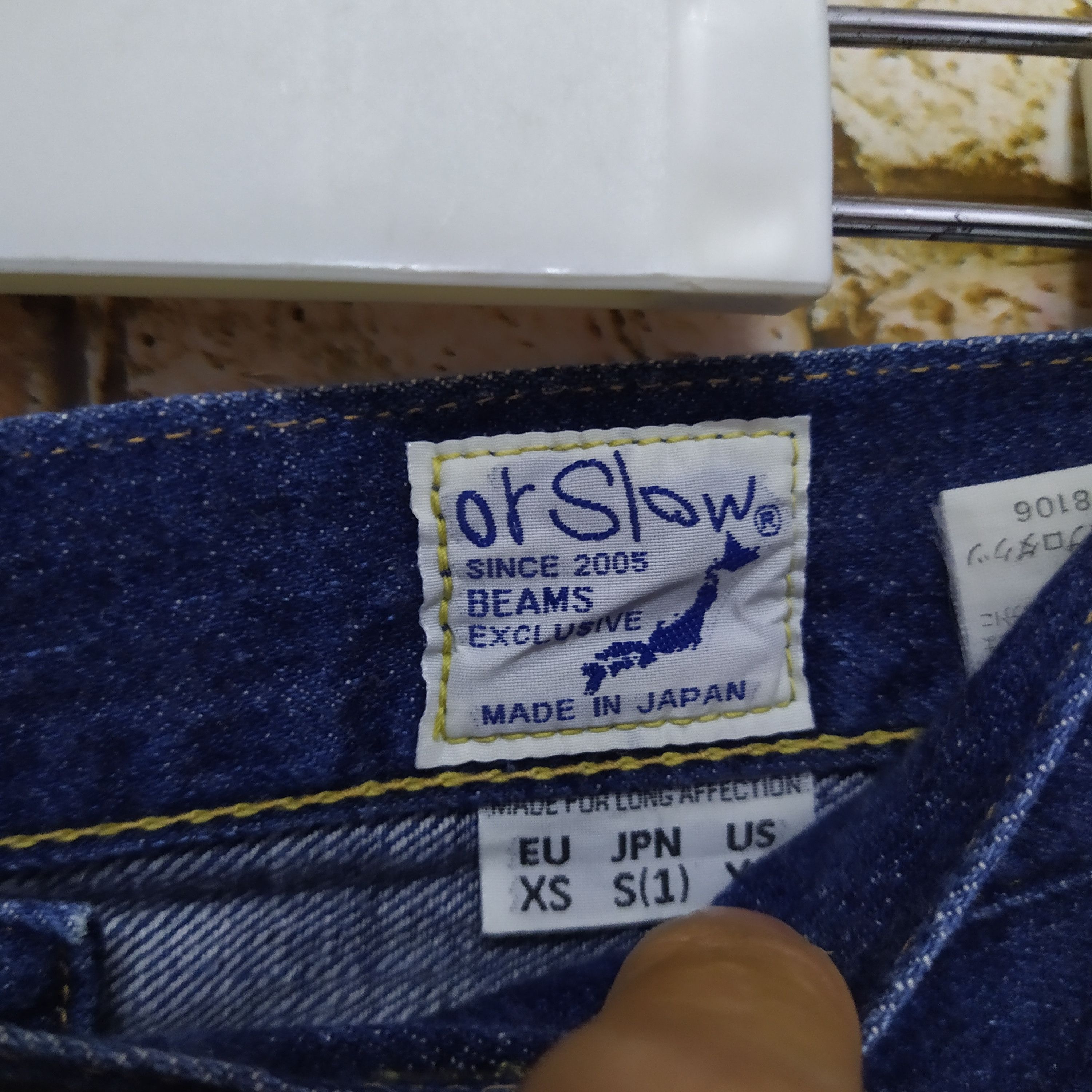 Beams Plus × Orslow ORSLOW x BEAMS 701ZBB COLLABORATION DENIM (D381) Size US 28 / EU 44 - 8 Thumbnail