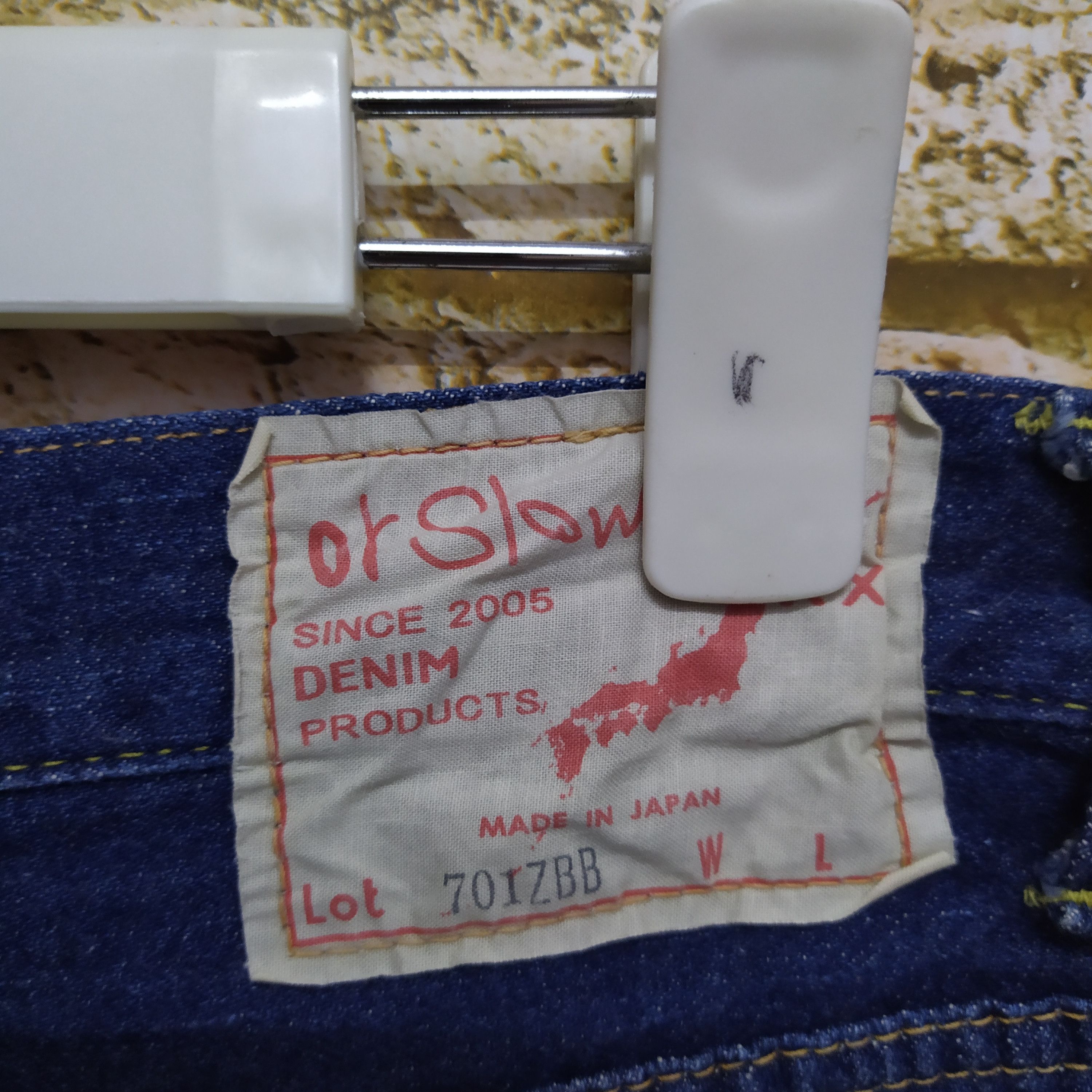 Beams Plus × Orslow ORSLOW x BEAMS 701ZBB COLLABORATION DENIM (D381) Size US 28 / EU 44 - 5 Thumbnail