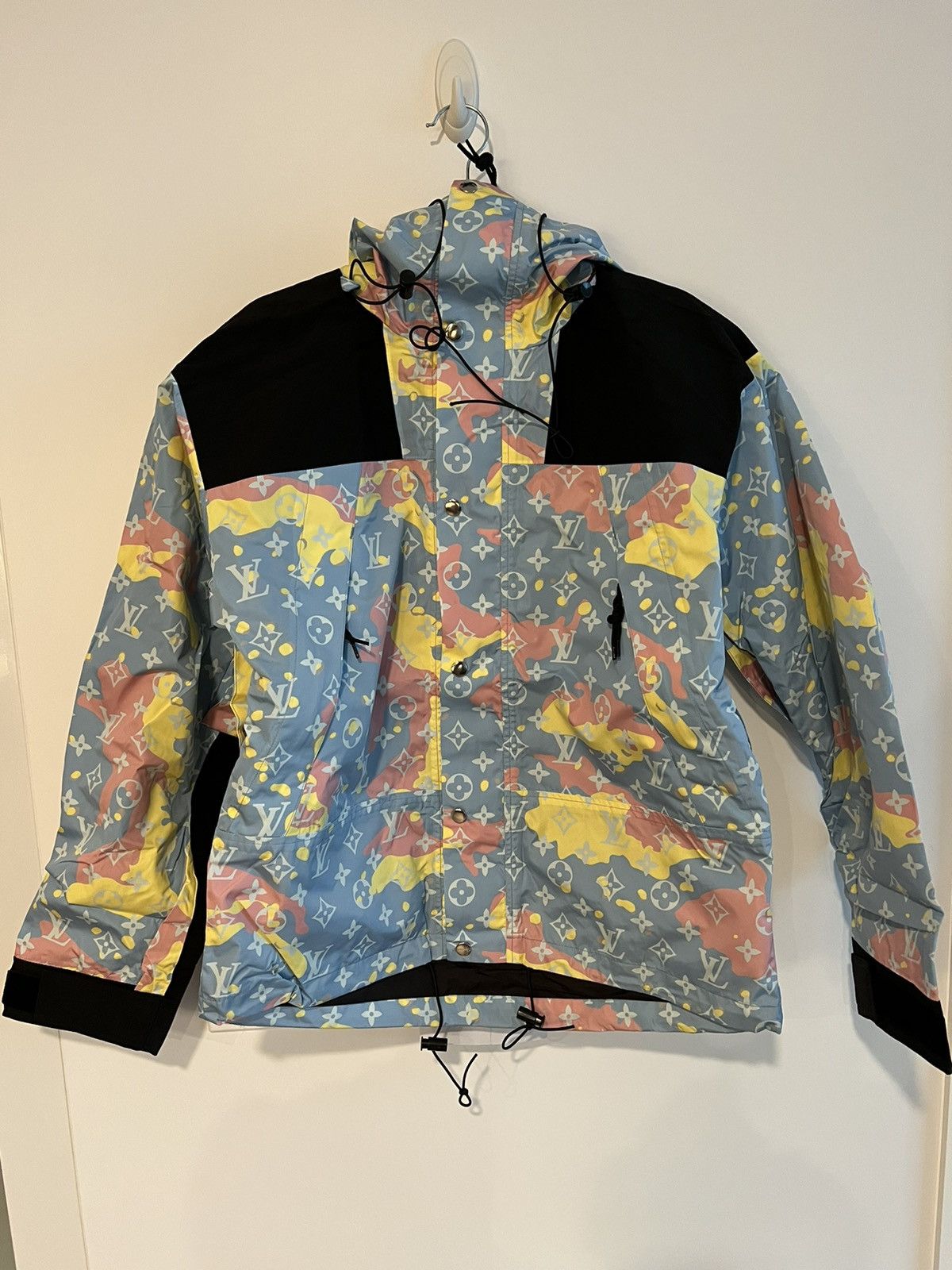 BRAVEST STUDIOS LV PARKA JACKET , BLUE COTTON CANDY