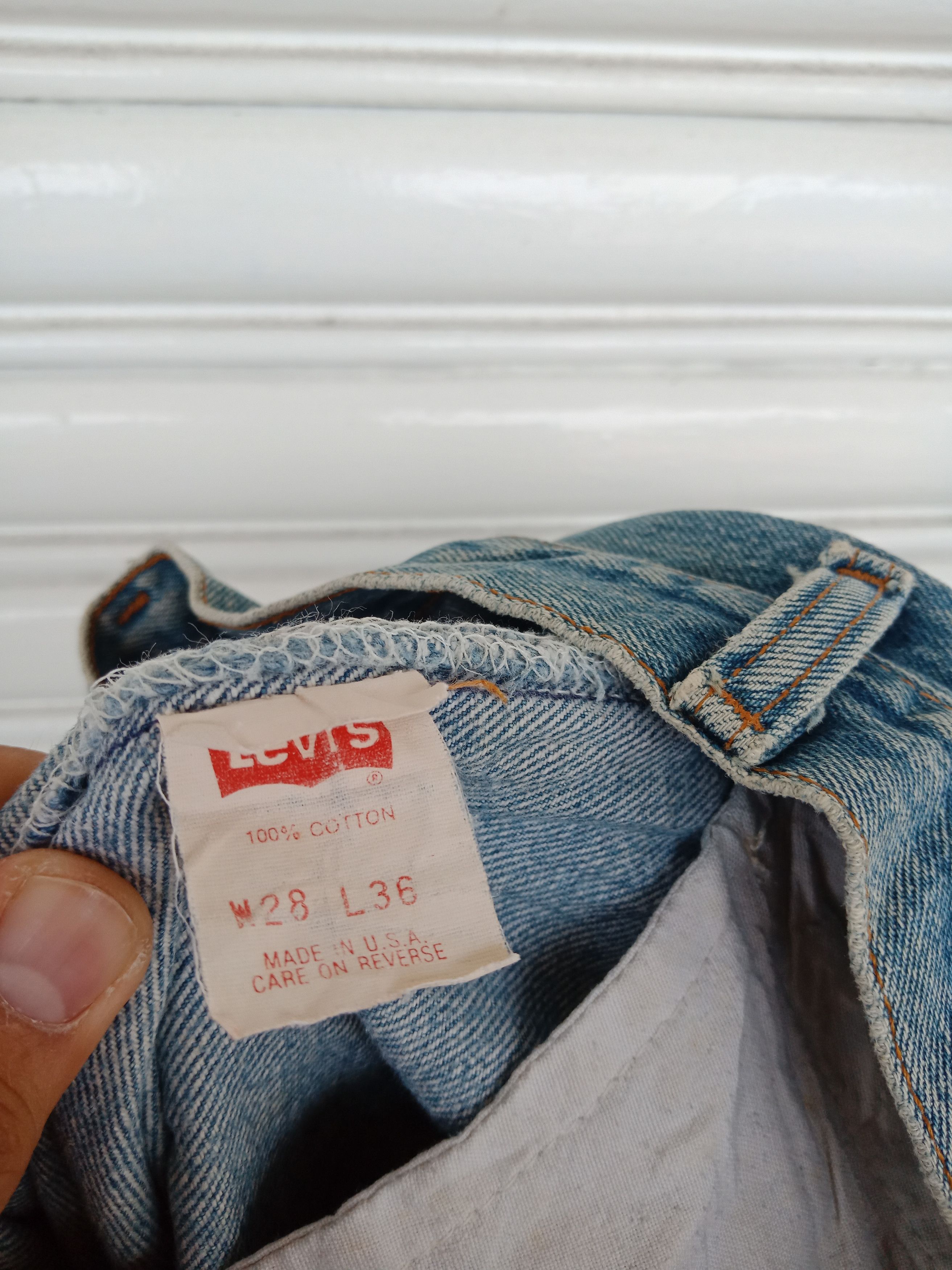 Levi's Vintage Levi's 501 Mud Wash Distressed Made in USA Size US 27 - 7 Thumbnail