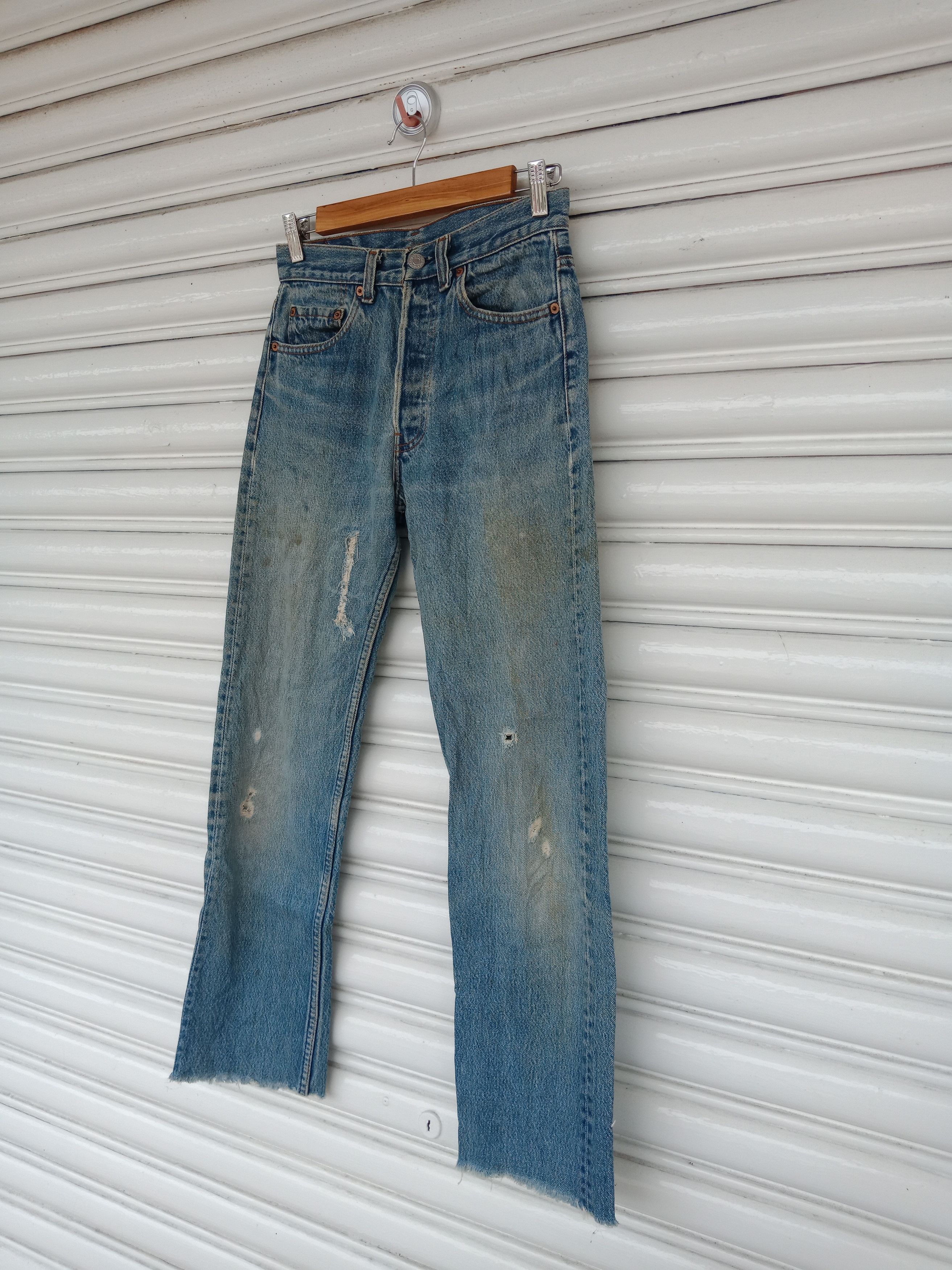 Levi's Vintage Levi's 501 Mud Wash Distressed Made in USA Size US 27 - 3 Thumbnail