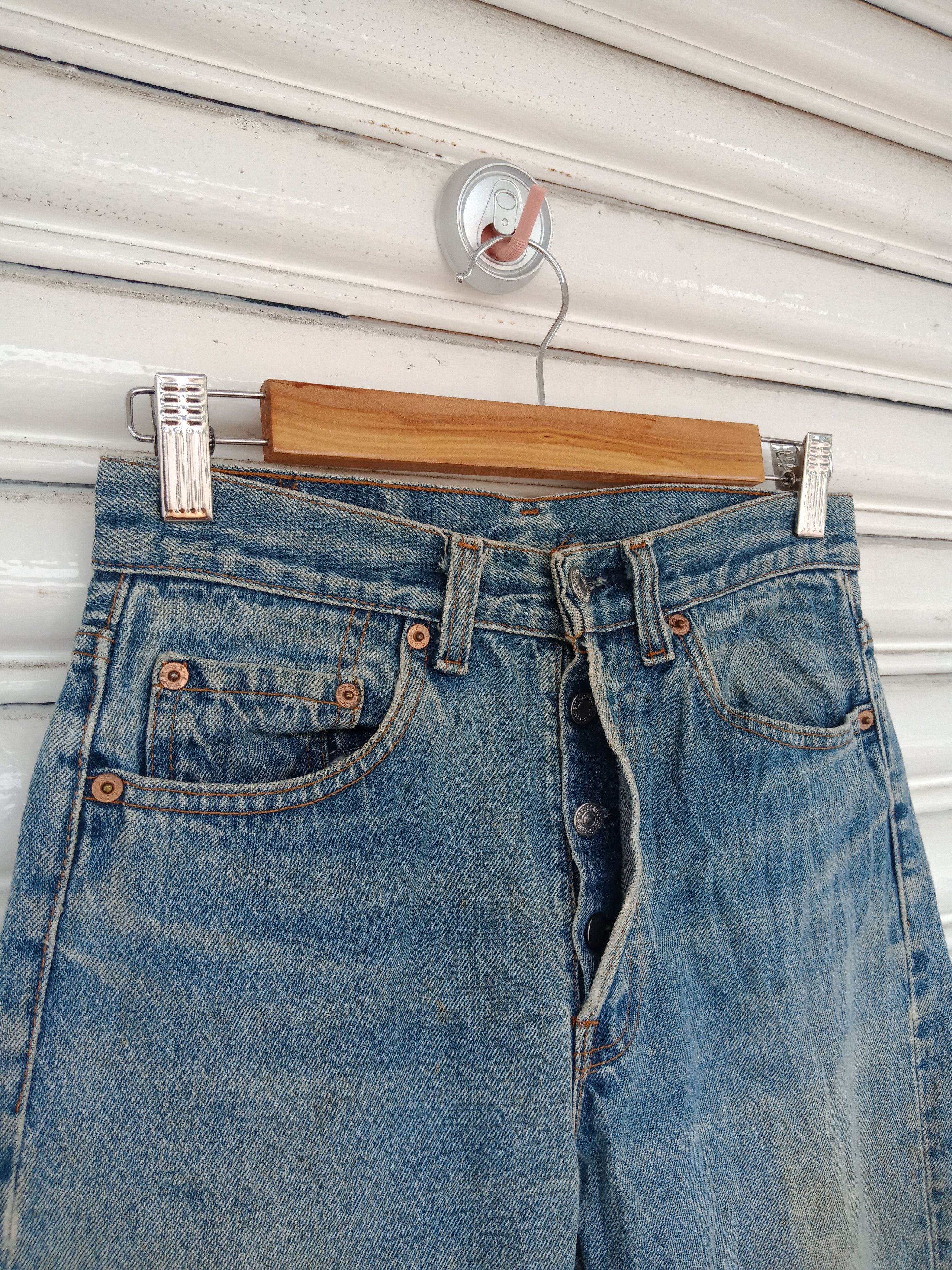 Levi's Vintage Levi's 501 Mud Wash Distressed Made in USA Size US 27 - 6 Thumbnail
