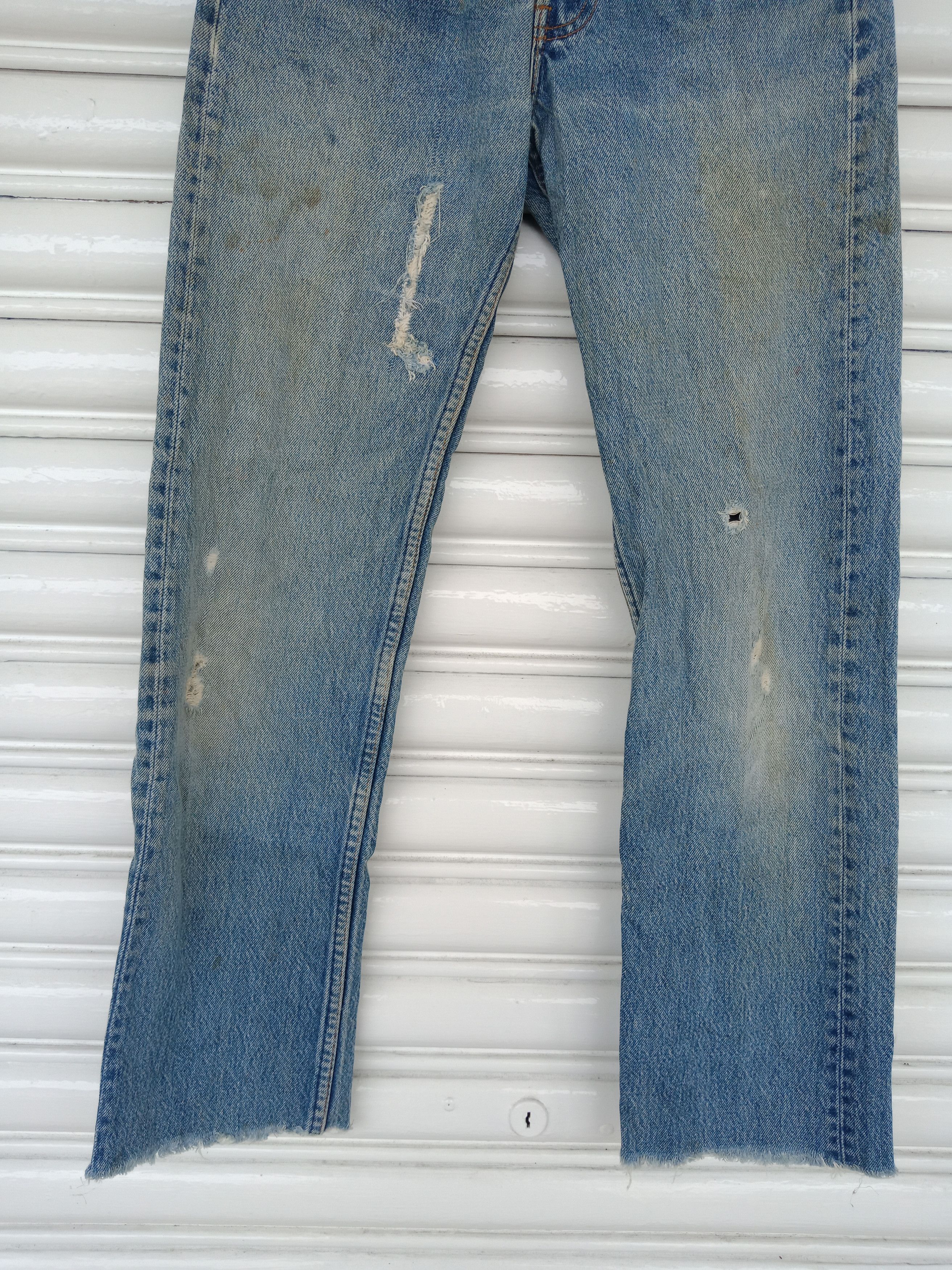 Levi's Vintage Levi's 501 Mud Wash Distressed Made in USA Size US 27 - 5 Thumbnail