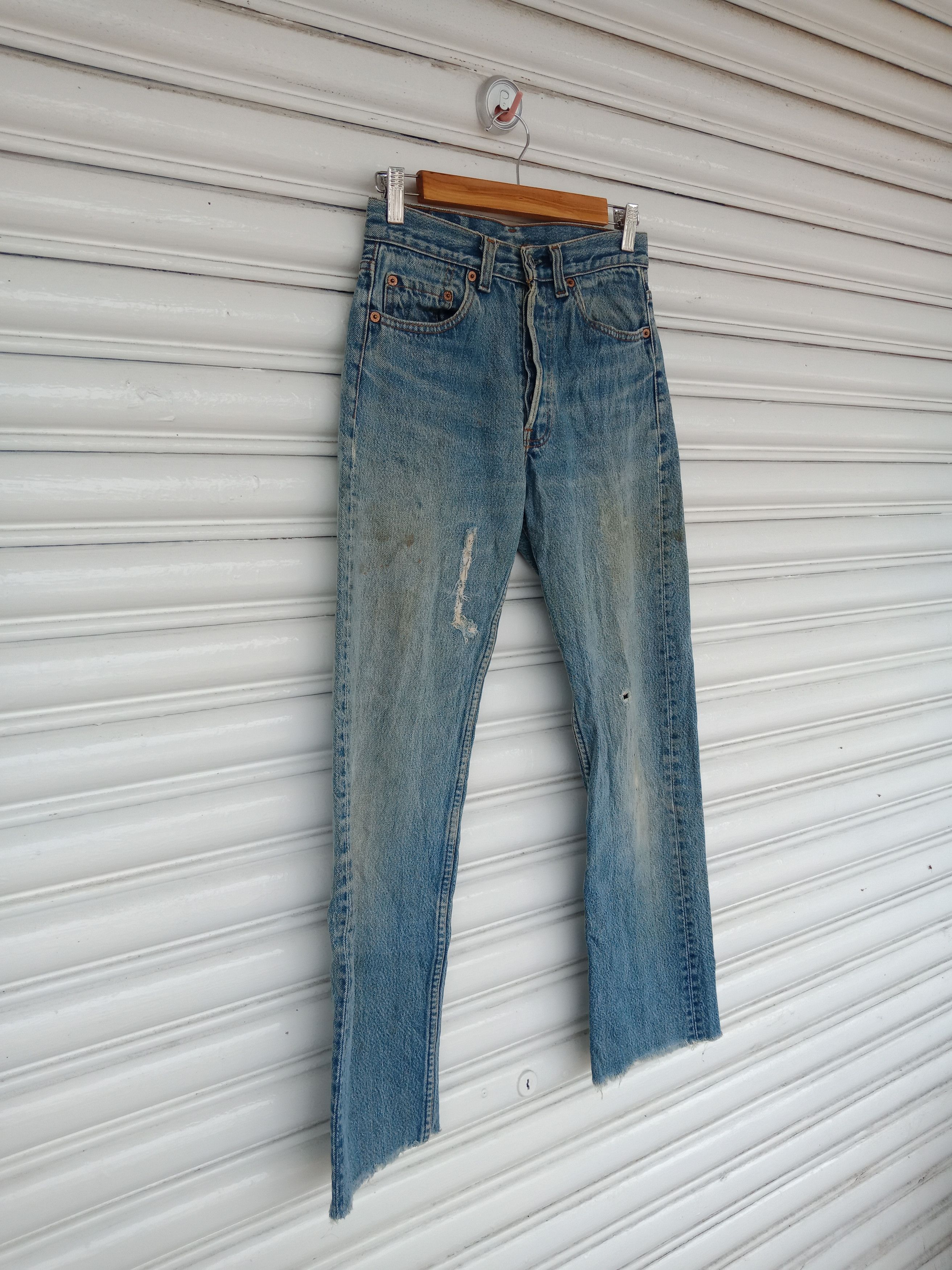Levi's Vintage Levi's 501 Mud Wash Distressed Made in USA Size US 27 - 4 Thumbnail