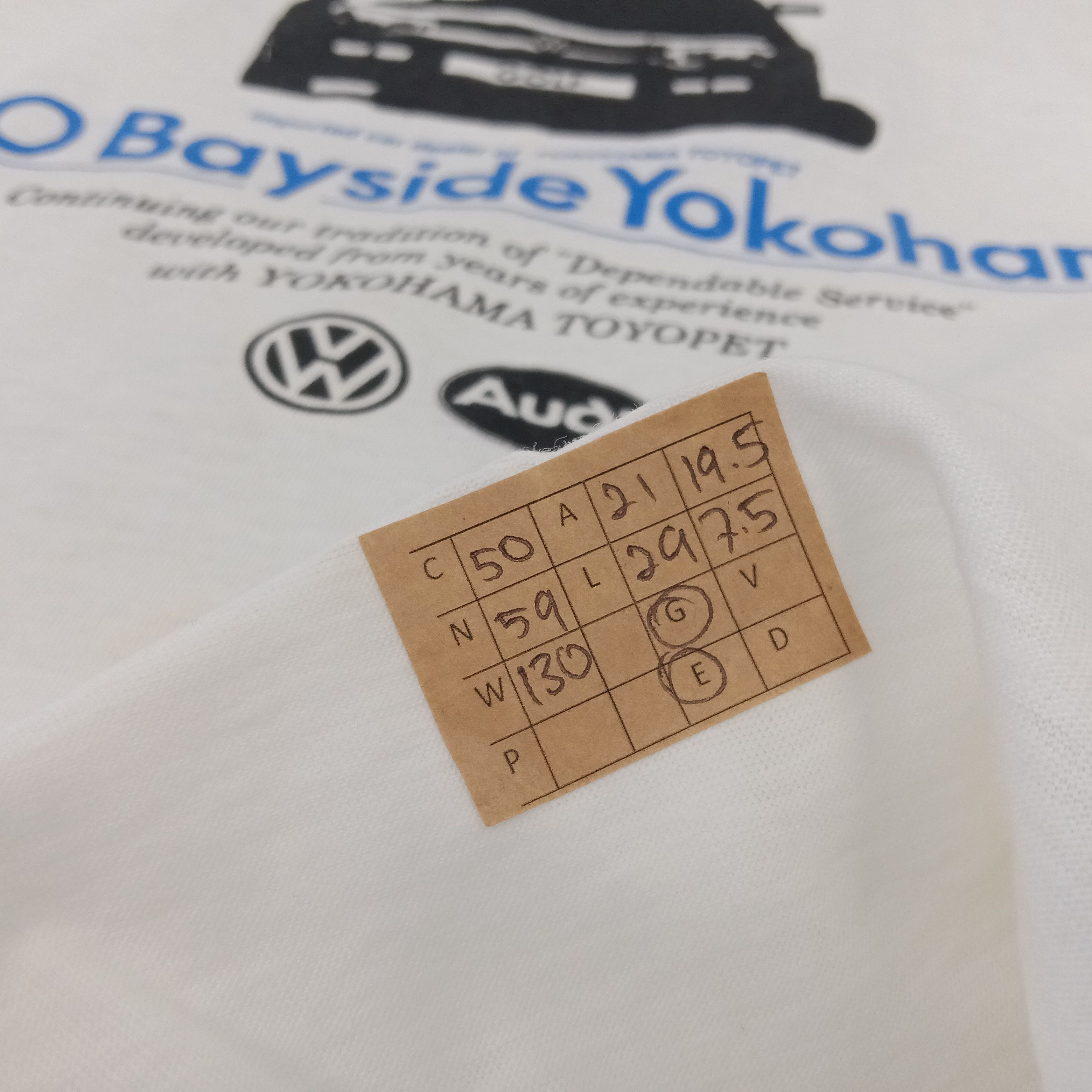 Vintage Volkswagen Golf Duo Bayside Yokohama Racing Tshirt Size US L / EU 52-54 / 3 - 7 Thumbnail
