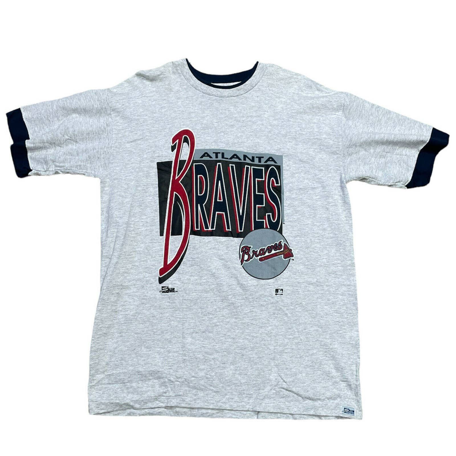1992 Atlanta Braves Shirt Salem Sportswear L NWOT
