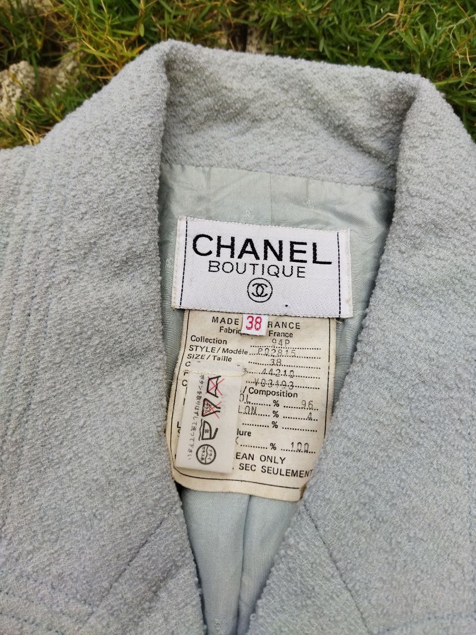 Chanel Vintage Chanel Boutique Wool Jacket Size S / US 4 / IT 40 - 7 Thumbnail