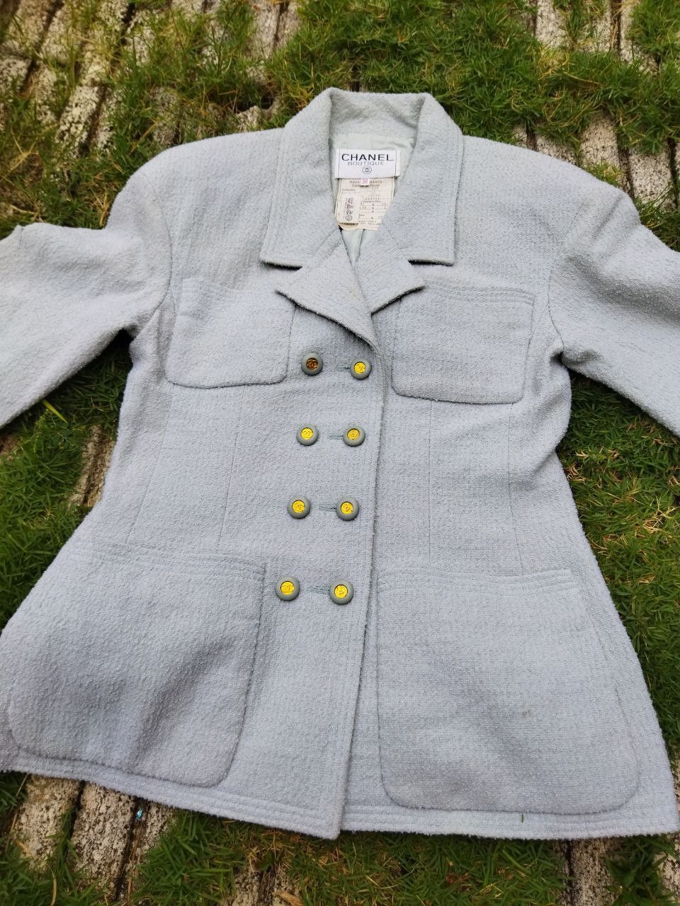 Chanel Vintage Chanel Boutique Wool Jacket Size S / US 4 / IT 40 - 8 Thumbnail