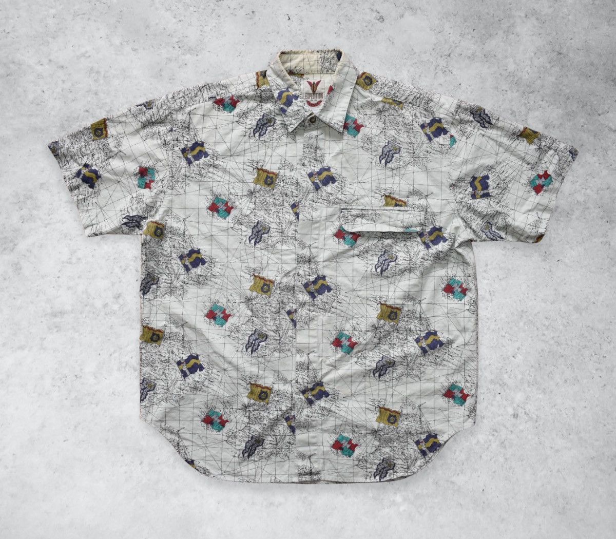 Vintage Vintage Expedition Cotler Buttondown Short-Sleeve Shirt (M) Size US M / EU 48-50 / 2 - 1 Thumbnail