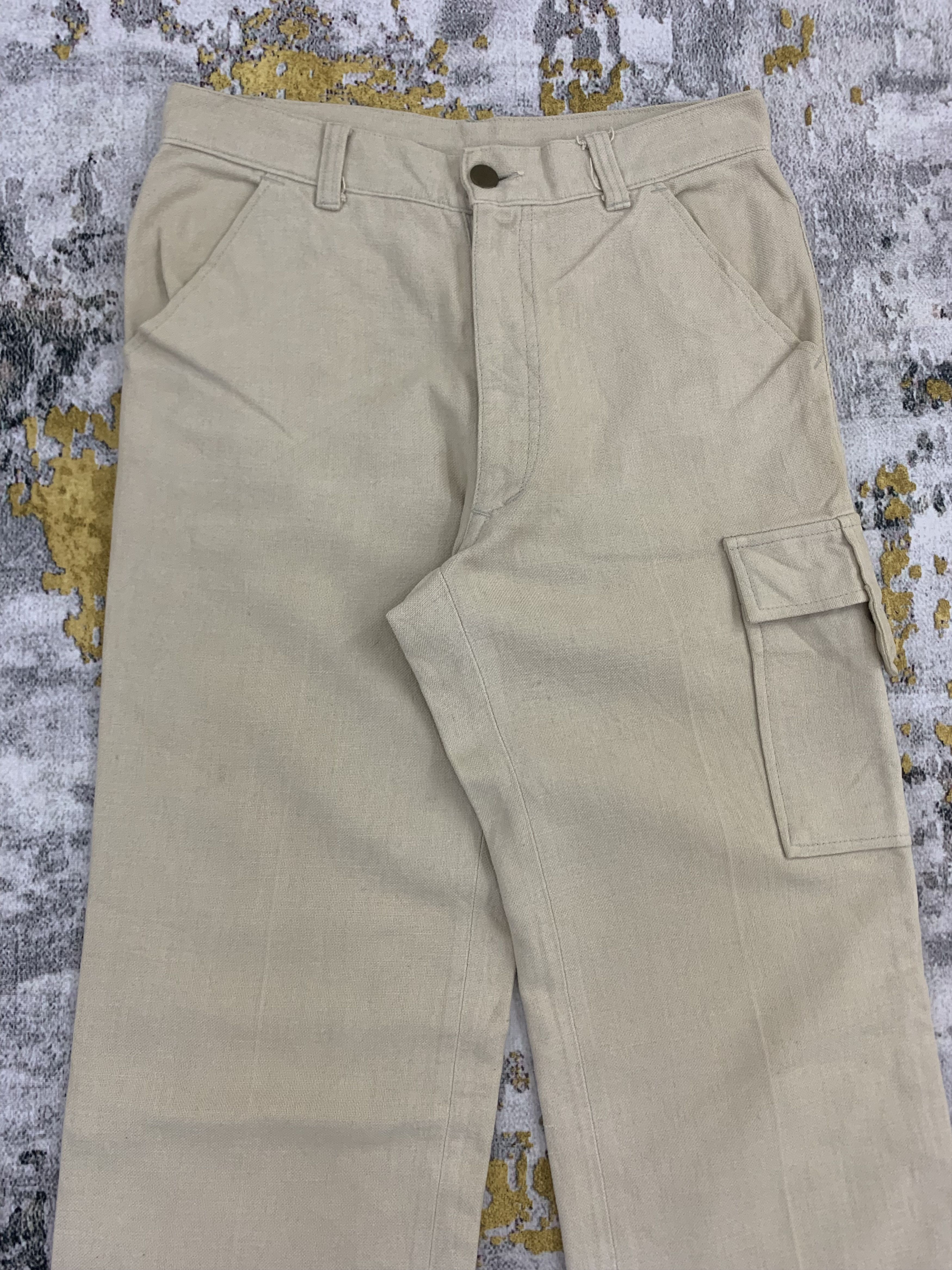Japanese Brand × Vintage Vintage Sabarbick Khaki Pants Single Flap Pocket Size US 27 - 1 Thumbnail