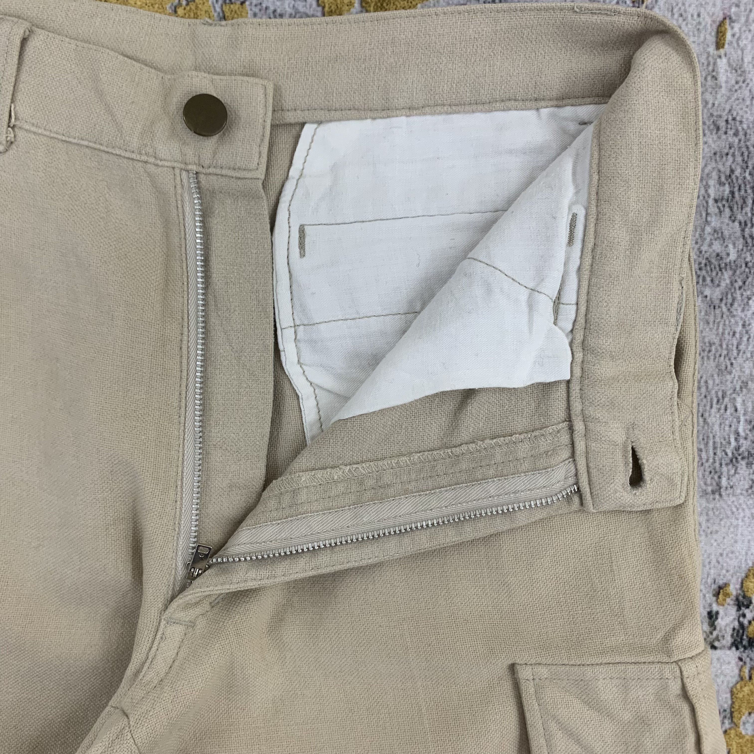 Japanese Brand × Vintage Vintage Sabarbick Khaki Pants Single Flap Pocket Size US 27 - 2 Thumbnail