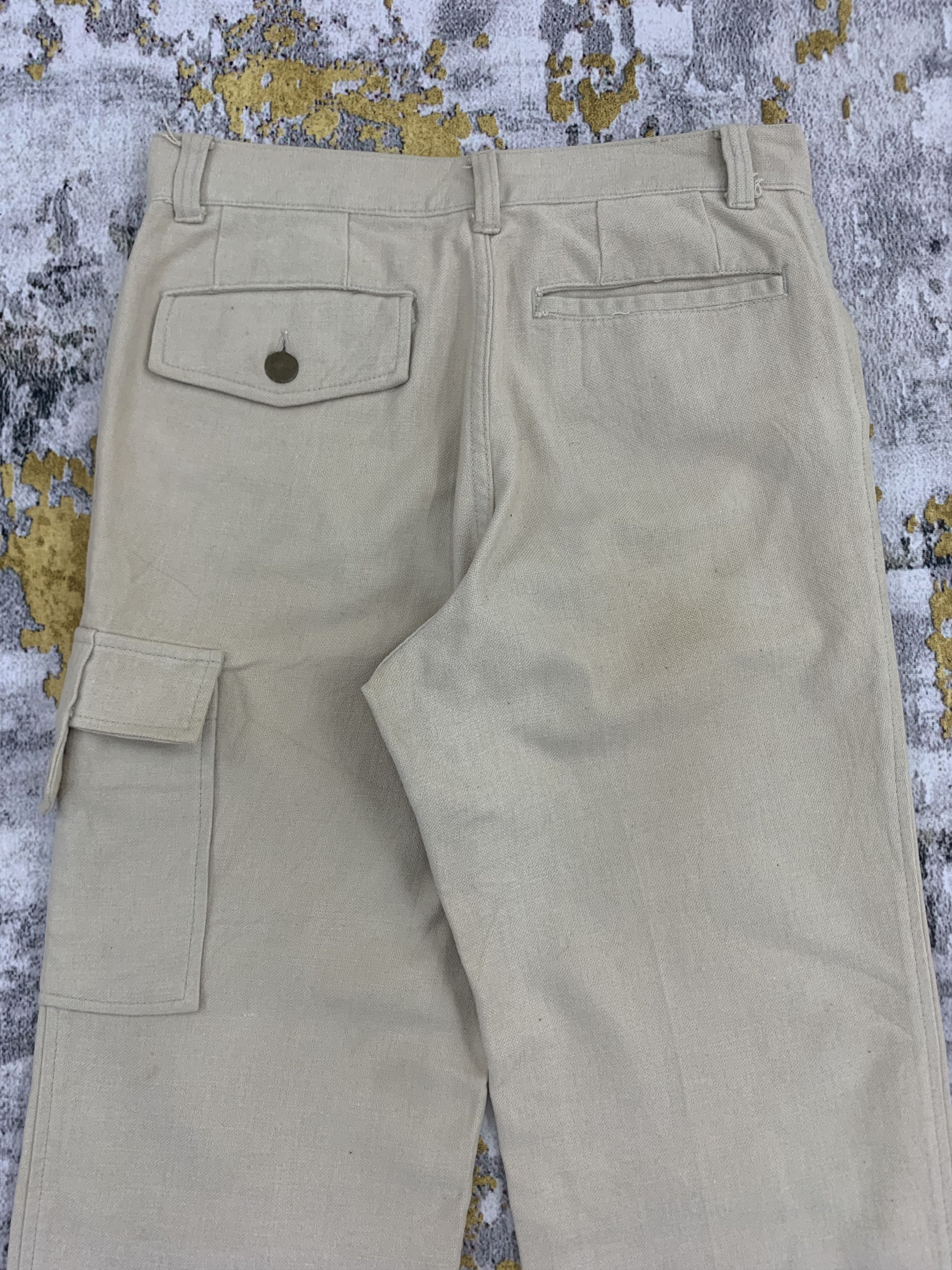 Japanese Brand × Vintage Vintage Sabarbick Khaki Pants Single Flap Pocket Size US 27 - 4 Thumbnail