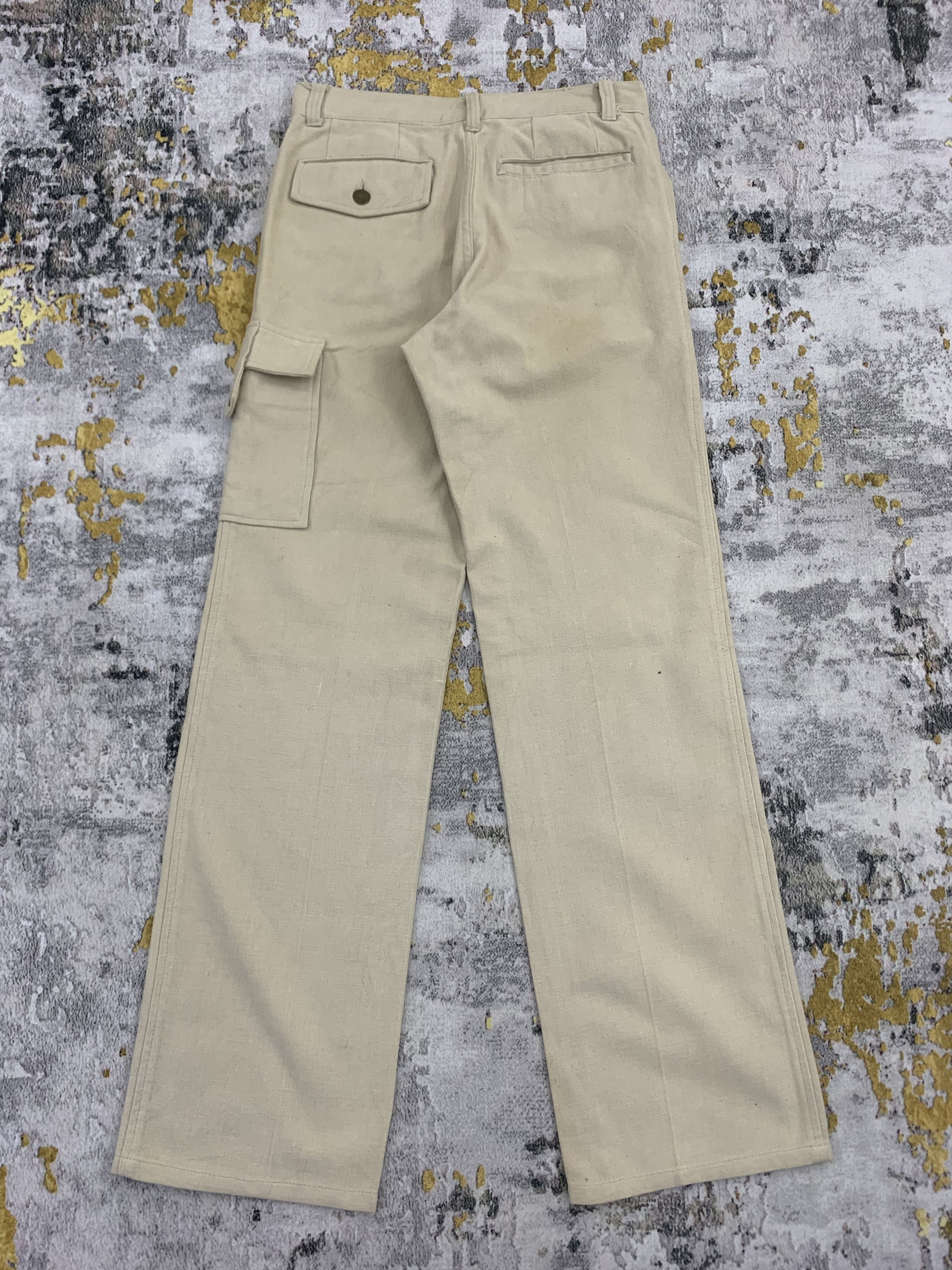 Japanese Brand × Vintage Vintage Sabarbick Khaki Pants Single Flap Pocket Size US 27 - 3 Thumbnail