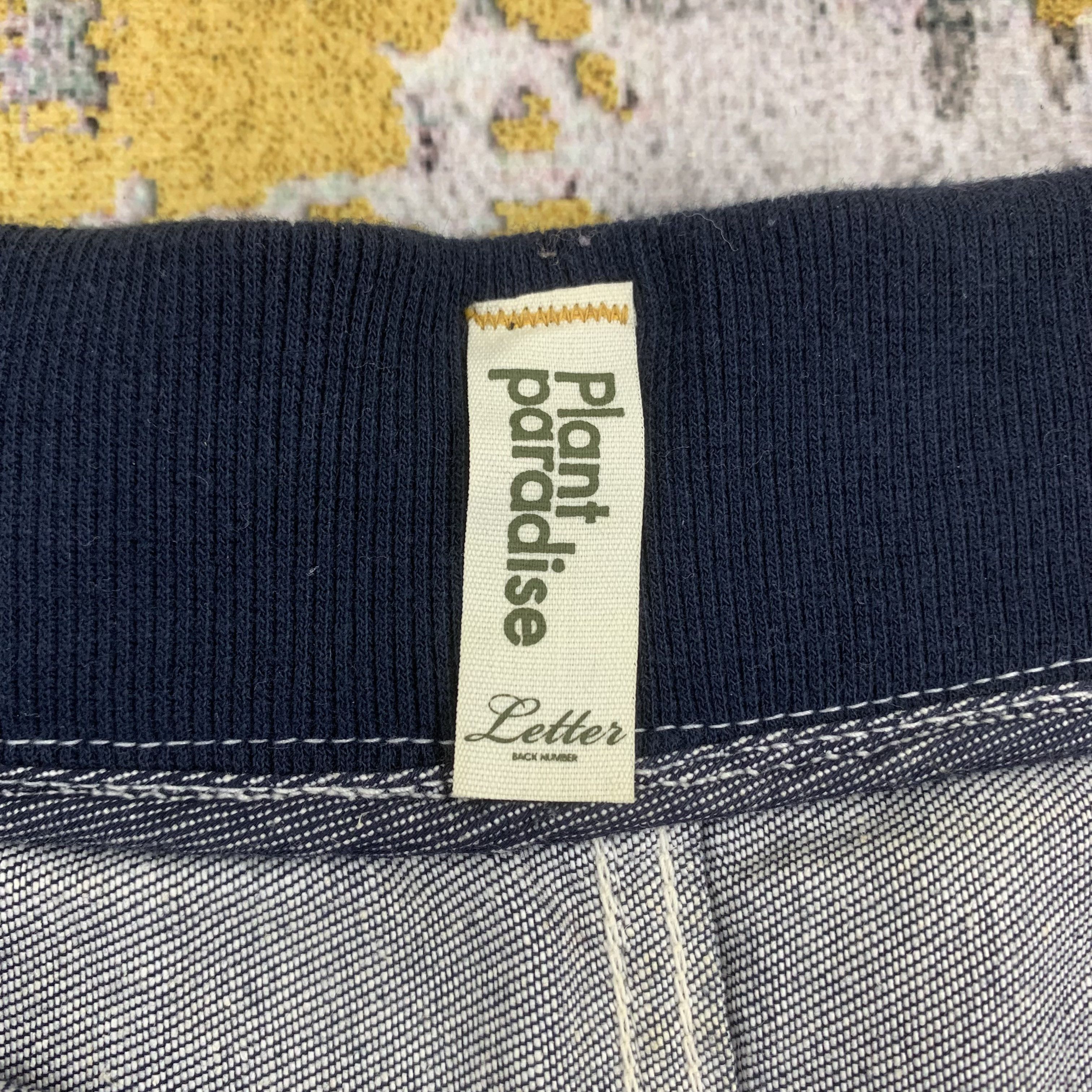 Japanese Brand Back Number Blue Pants Multi Pocket Size US 29 - 4 Thumbnail