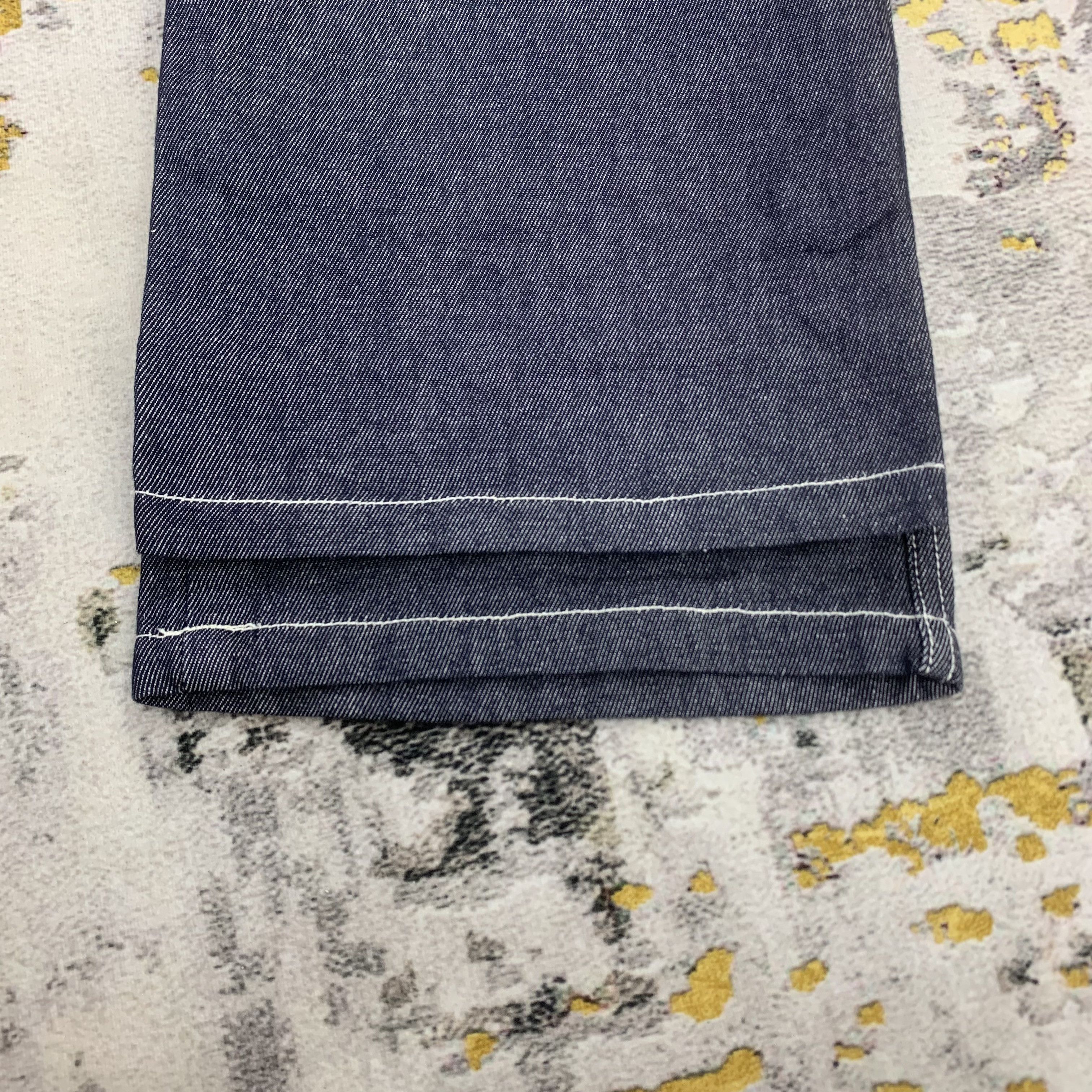 Japanese Brand Back Number Blue Pants Multi Pocket Size US 29 - 7 Thumbnail