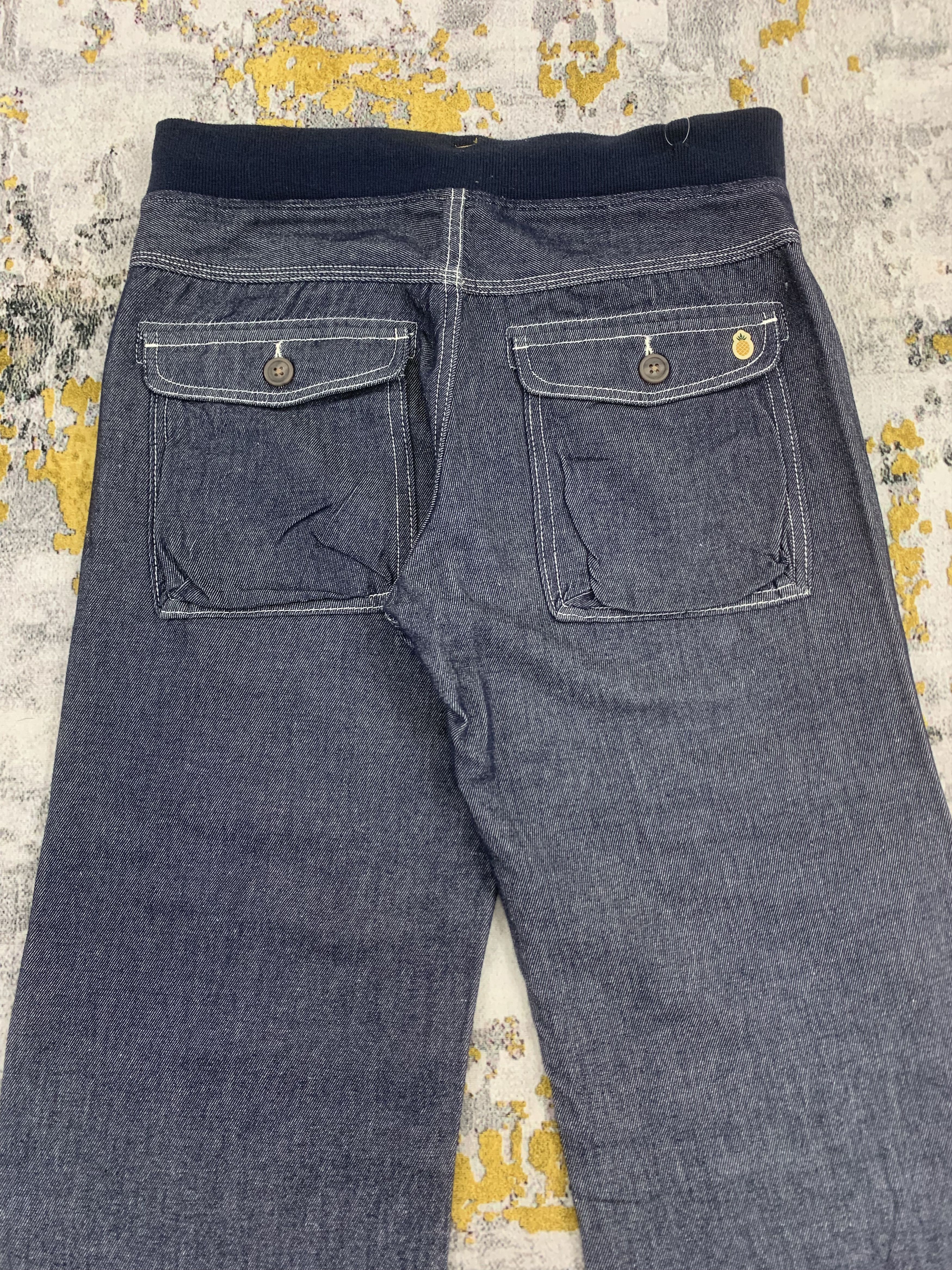 Japanese Brand Back Number Blue Pants Multi Pocket Size US 29 - 6 Thumbnail