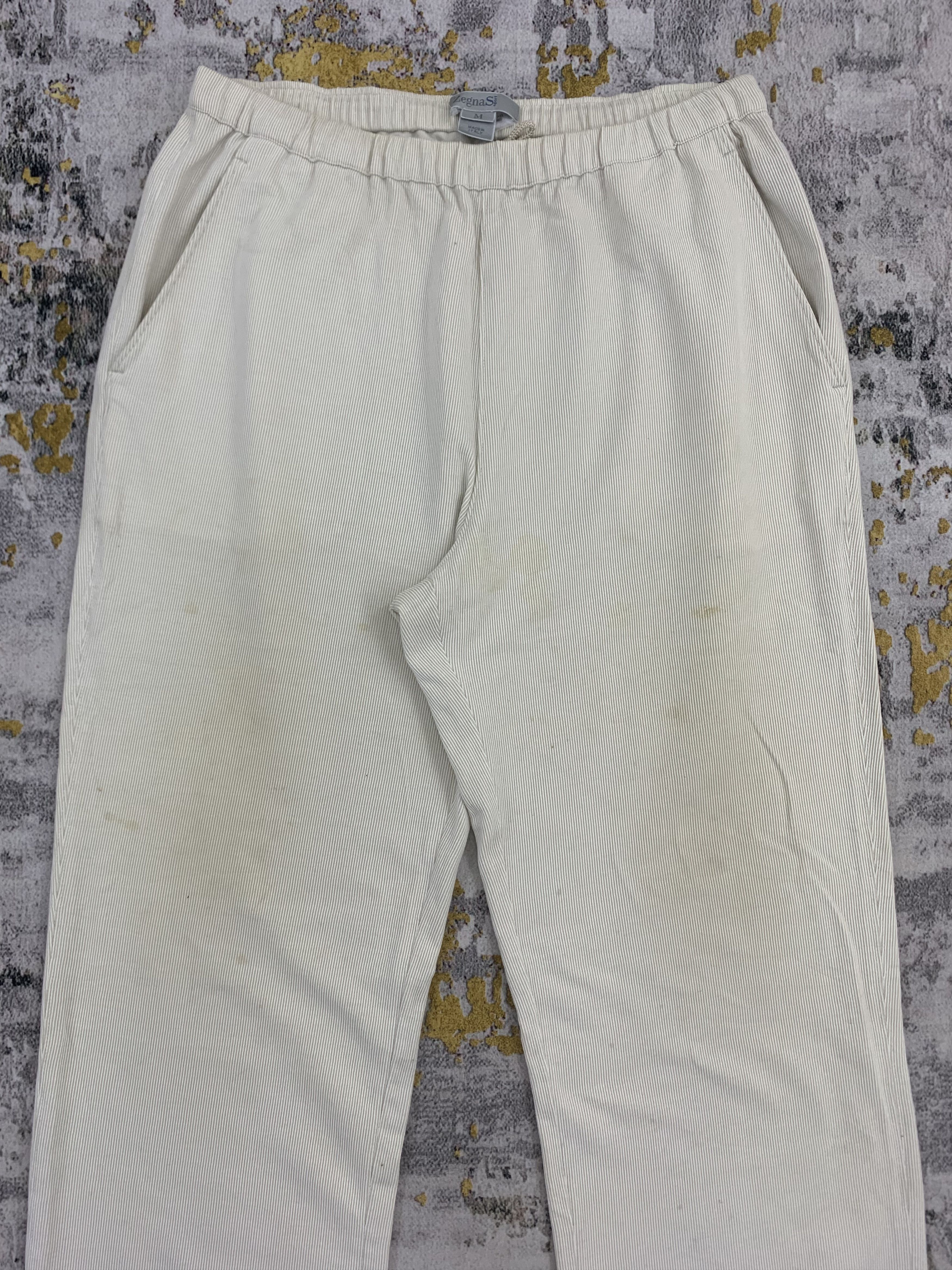 Ermenegildo Zegna Zegna Sport Pants Cream Color waist 31-33 Size 32" / US 10 / IT 46 - 2 Thumbnail