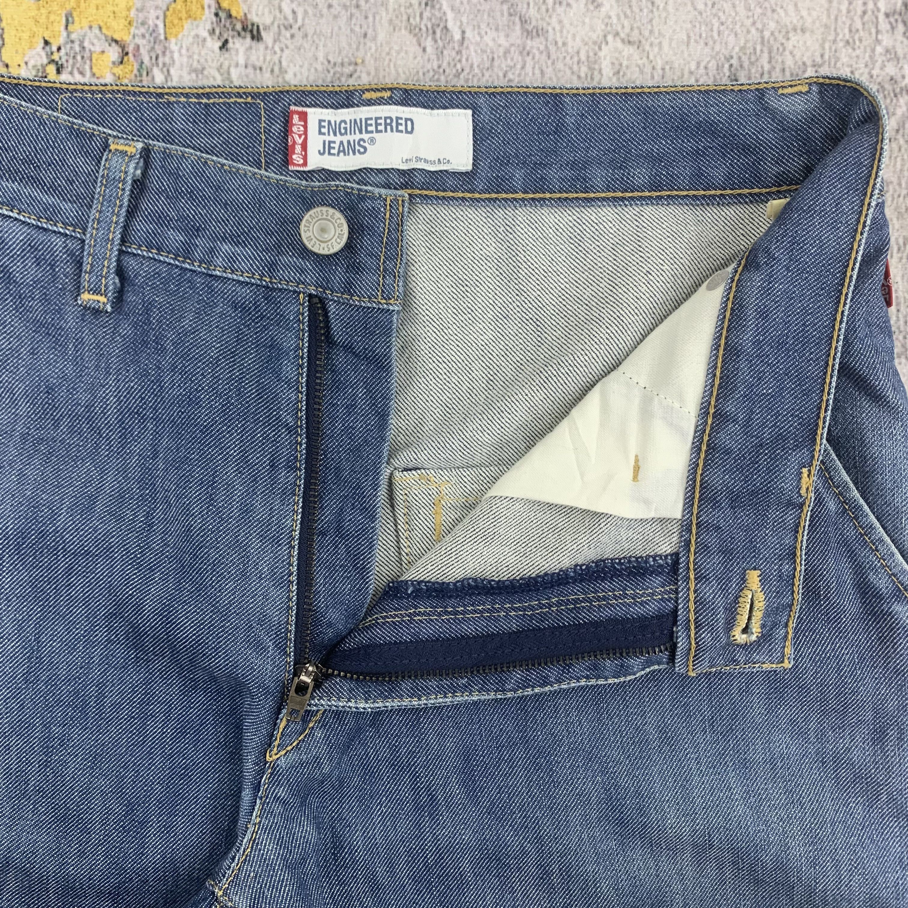 Levi's Levis Engineered Jeans Cropped High Waist Jeans Ankle Snap Size US 29 - 3 Thumbnail